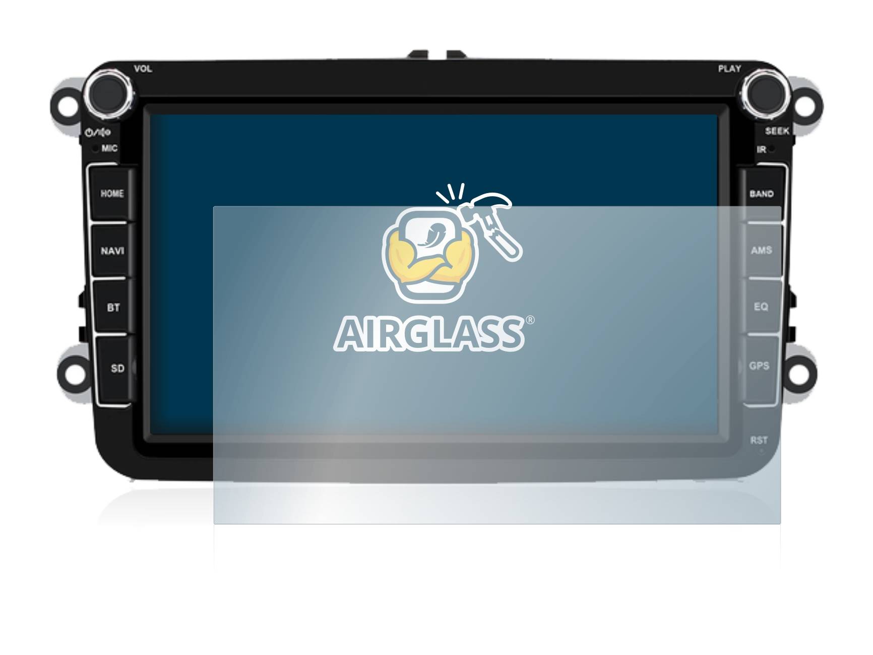 BROTECT AirGlass Schutzglas Folie für Isudar T72