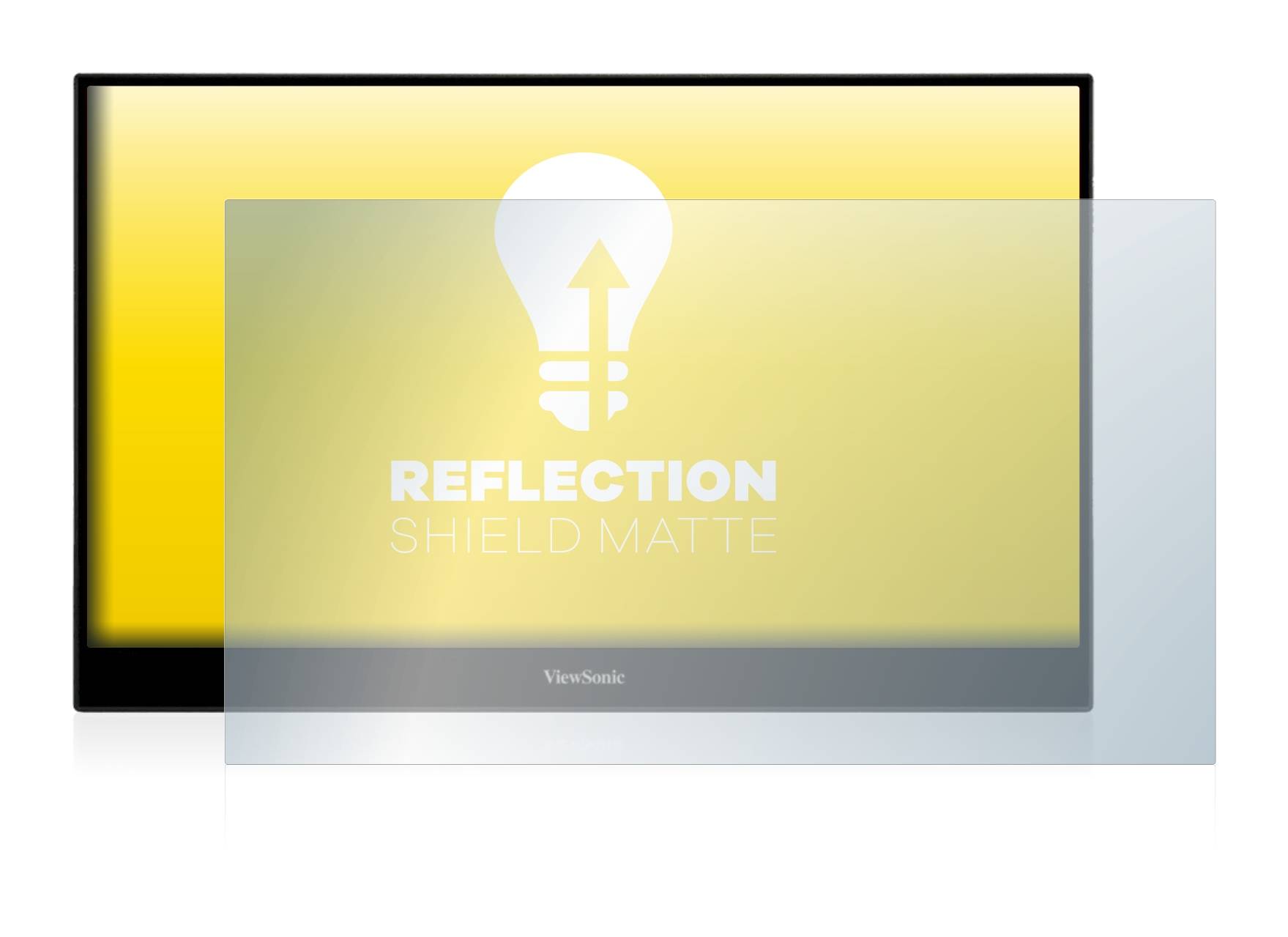 upscreen Reflection Shield Matte Premium Displayschutzfolie für ViewSonic