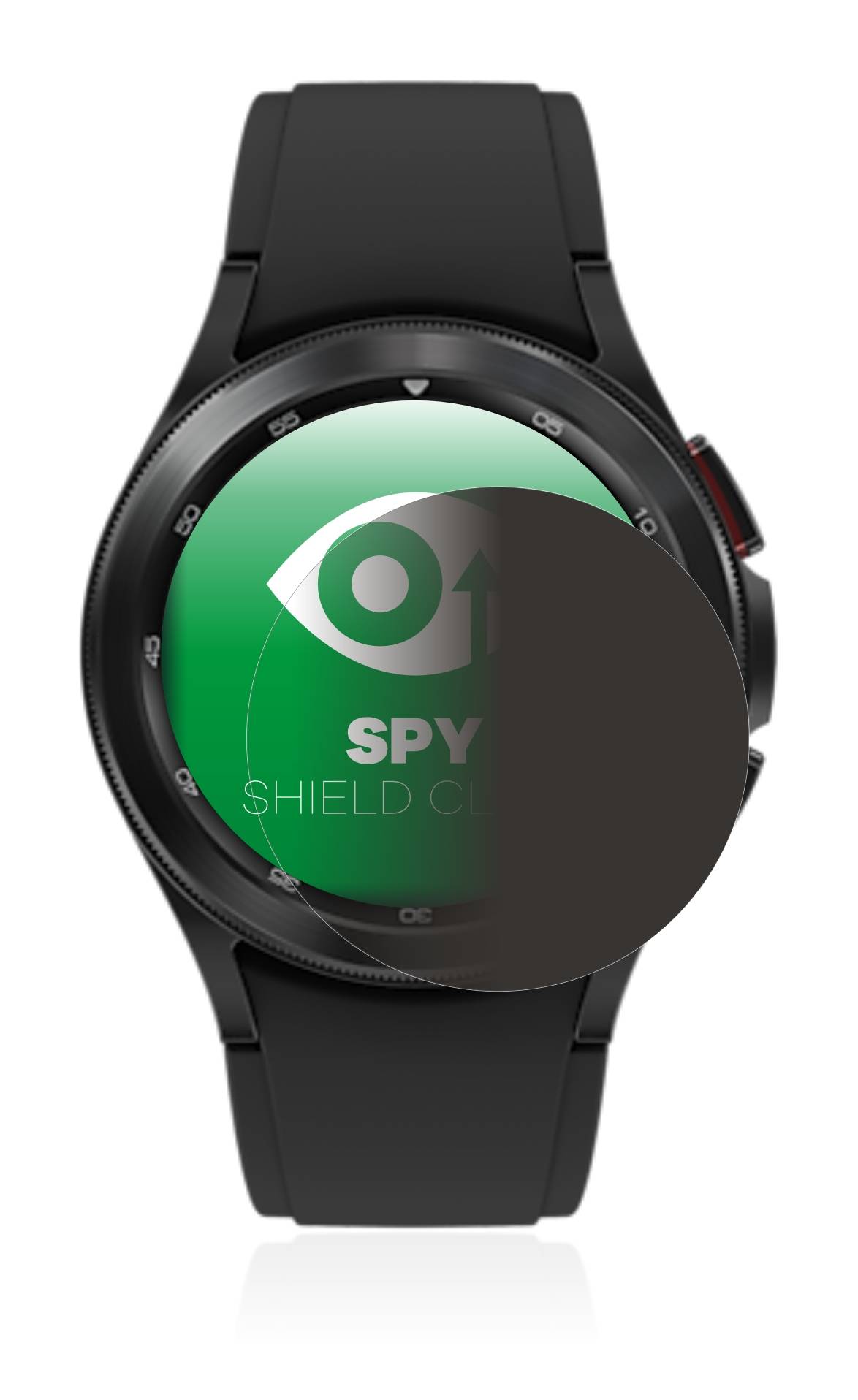 upscreen Blickschutzfolie für Samsung Galaxy Watch 4 Classic (42mm) Anti-Spy Privacy Blaulichtschutz Sichtschutzfolie