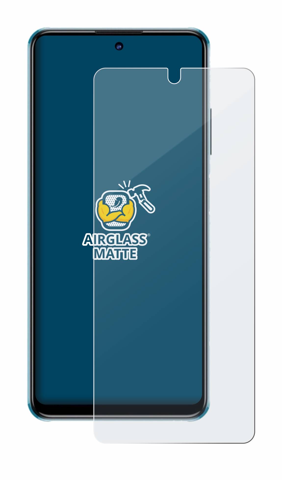 BROTECT AirGlass Flexible Schutz Glas Folie für ZTE Blade V30 Matt Entspiegelt