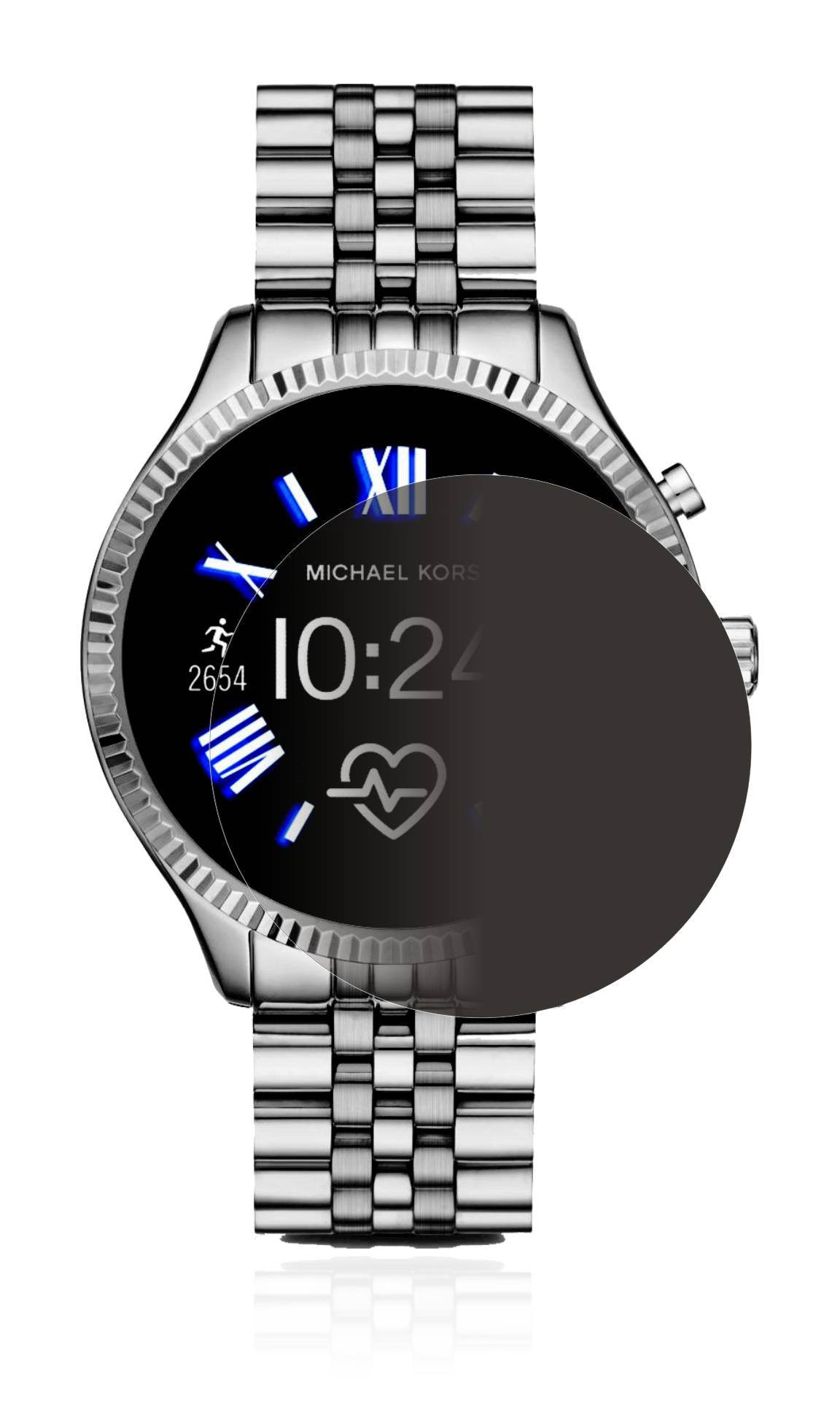 upscreen Spy Shield Clear Premium Blickschutzfolie für Michael Kors Access Gen 5
