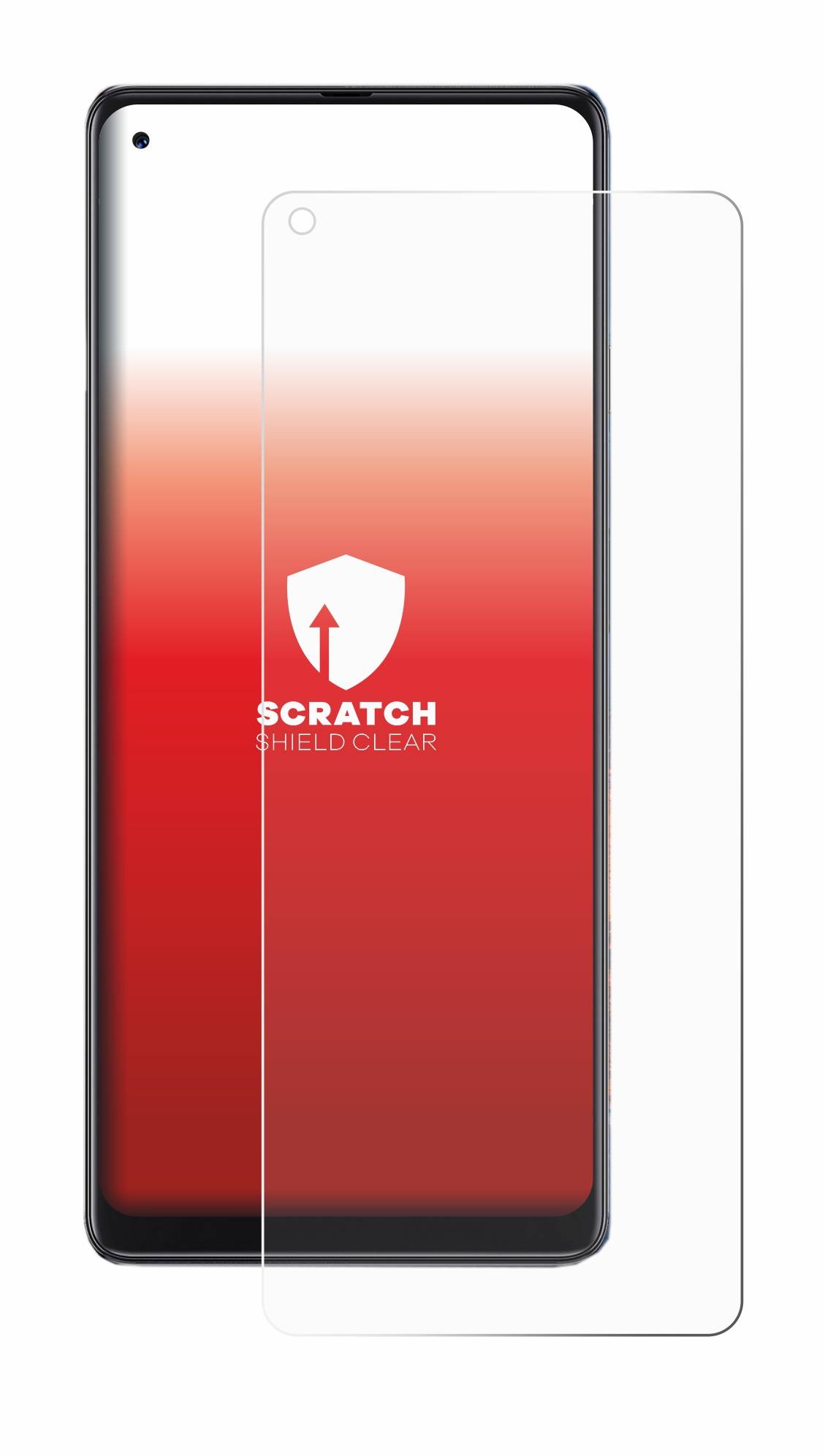 upscreen Schutzfolie für Cubot Max 3 Kratzschutz Anti-Fingerprint Klar
