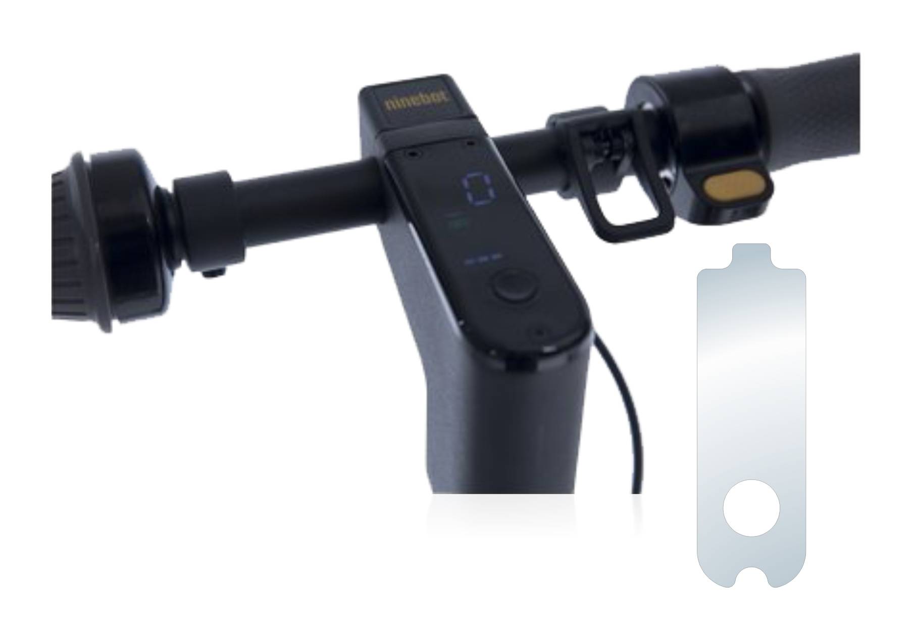BROTECT AirGlass Flexible Schutz Glas Folie für Segway Ninebot KickScooter MAX G30 Klar Transparent