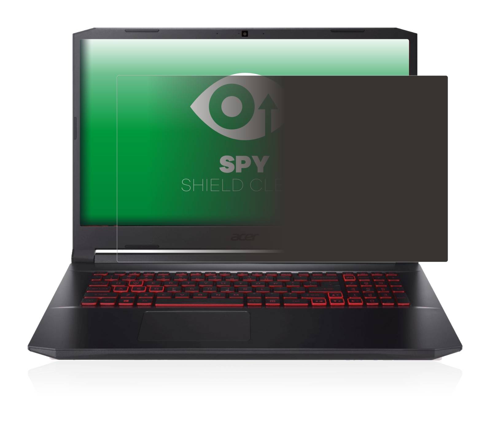 upscreen Spy Shield Clear Premium Blickschutzfolie für Acer Nitro 5