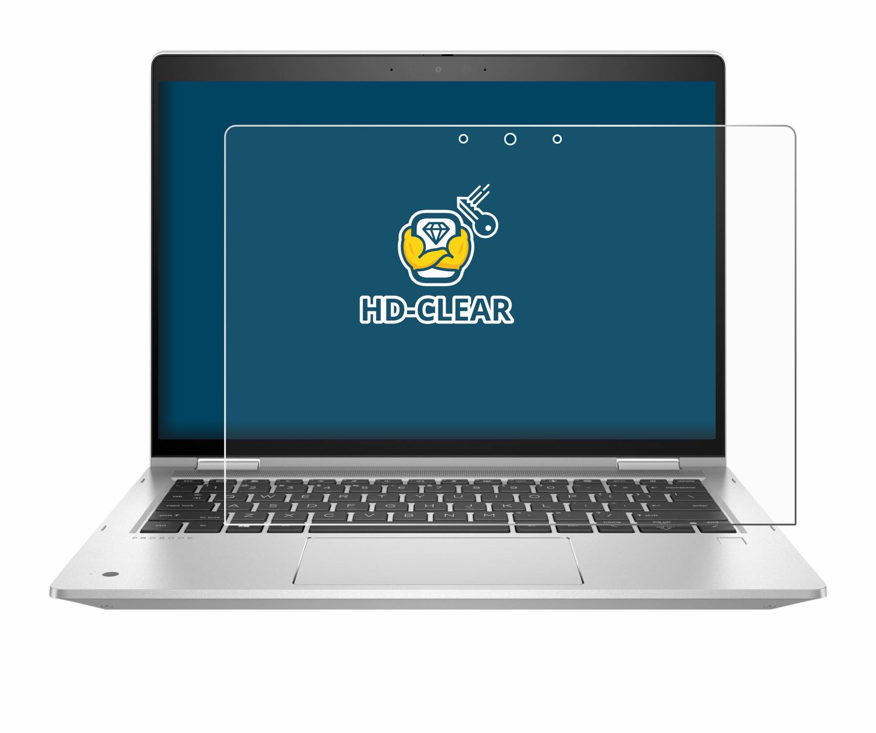 BROTECT Schutzfolie für HP ProBook x360 435 G8 Folie Klar Transparent