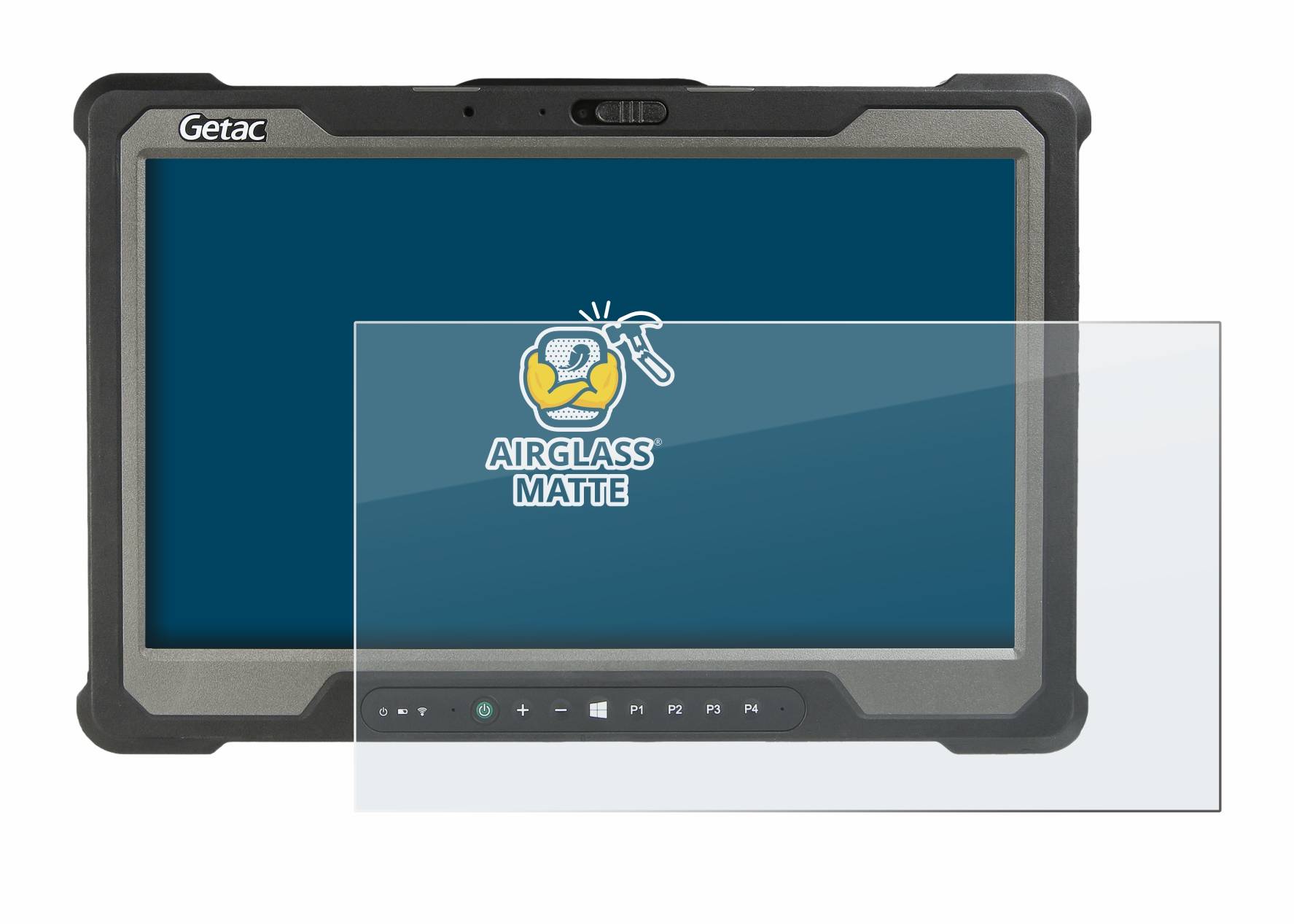 BROTECT AirGlass Flexible Schutz Glas Folie für Getac A140 Matt Entspiegelt
