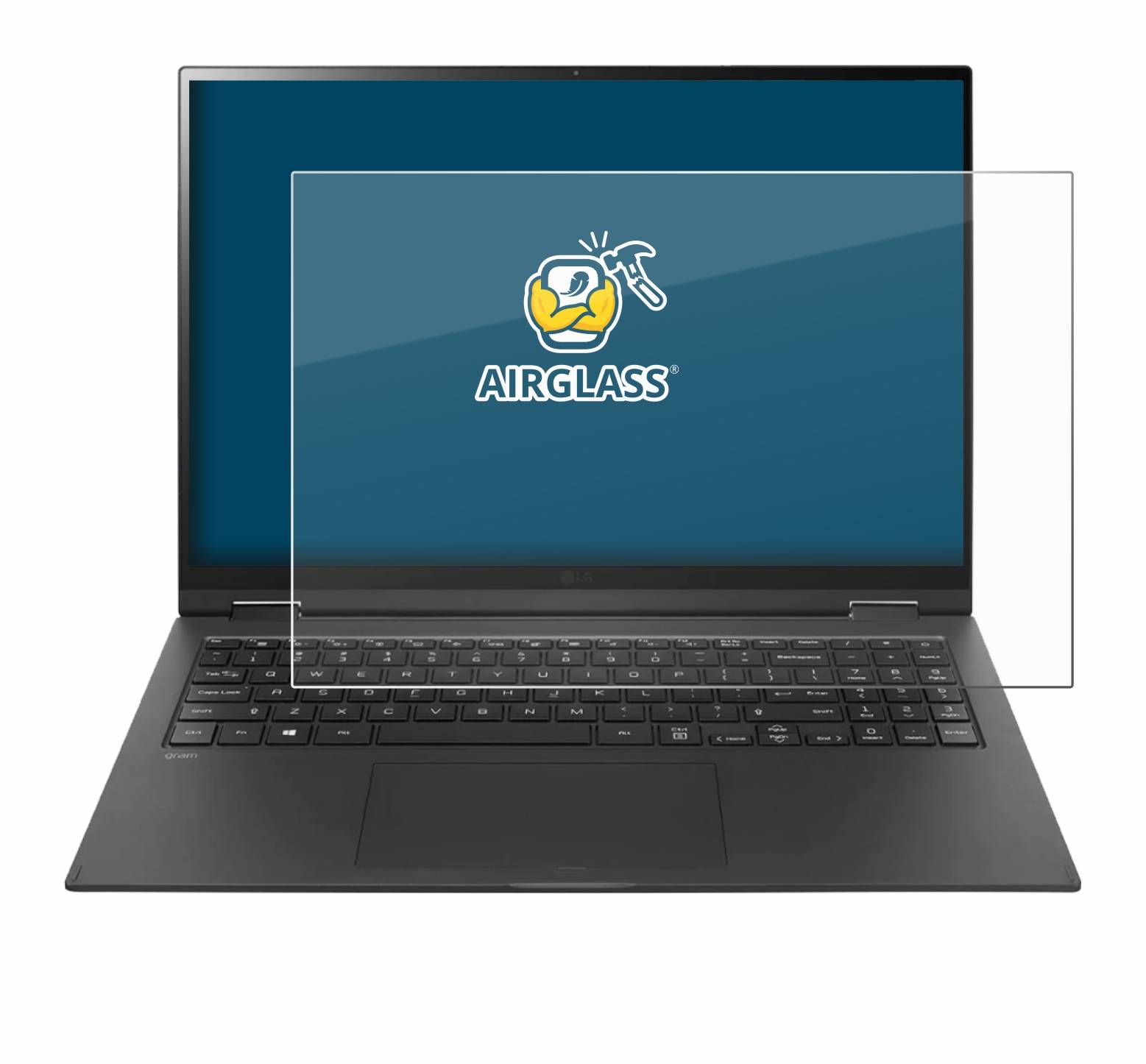 BROTECT AirGlass Schutzglas Folie für LG gram 16''