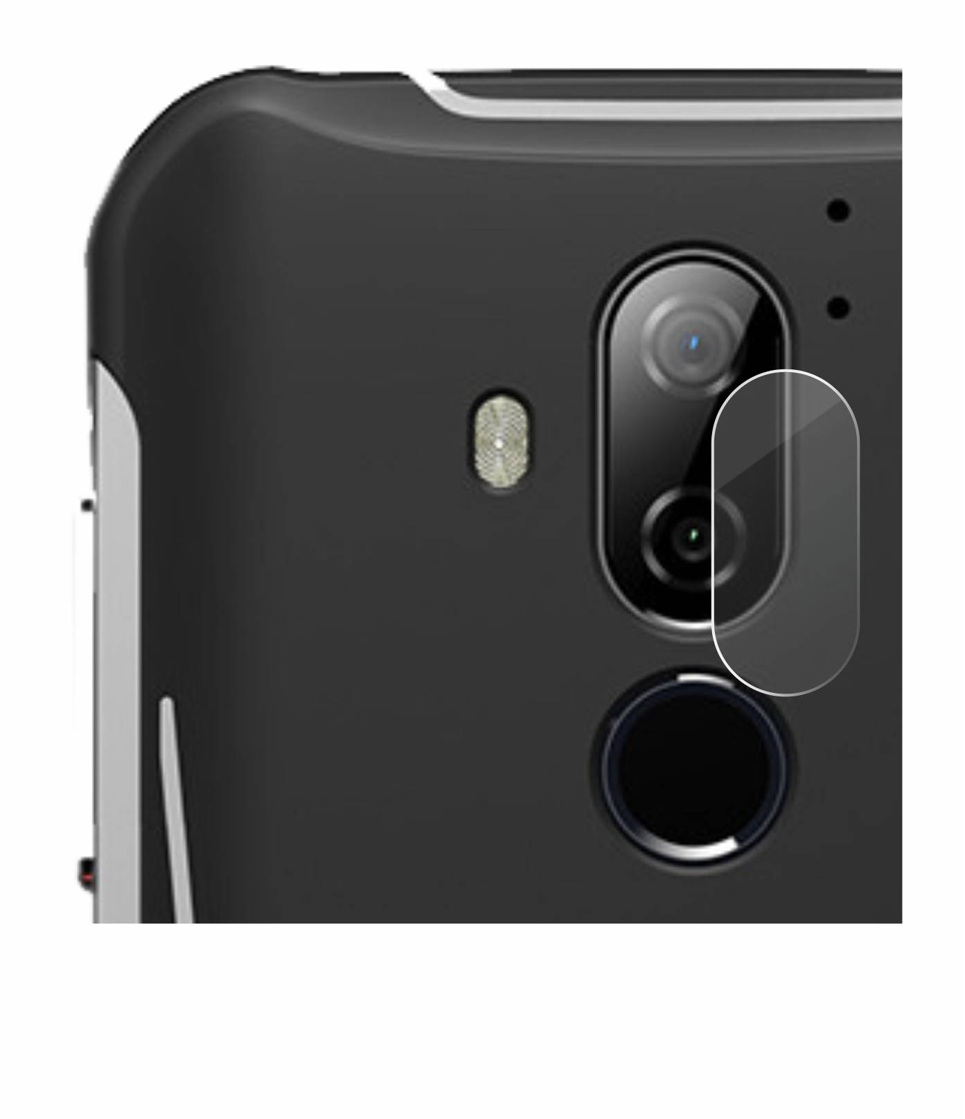 BROTECT AirGlass Flexible Schutz Glas Folie für Gigaset GX290 plus (NUR Kameraschutz) Klar Transparent