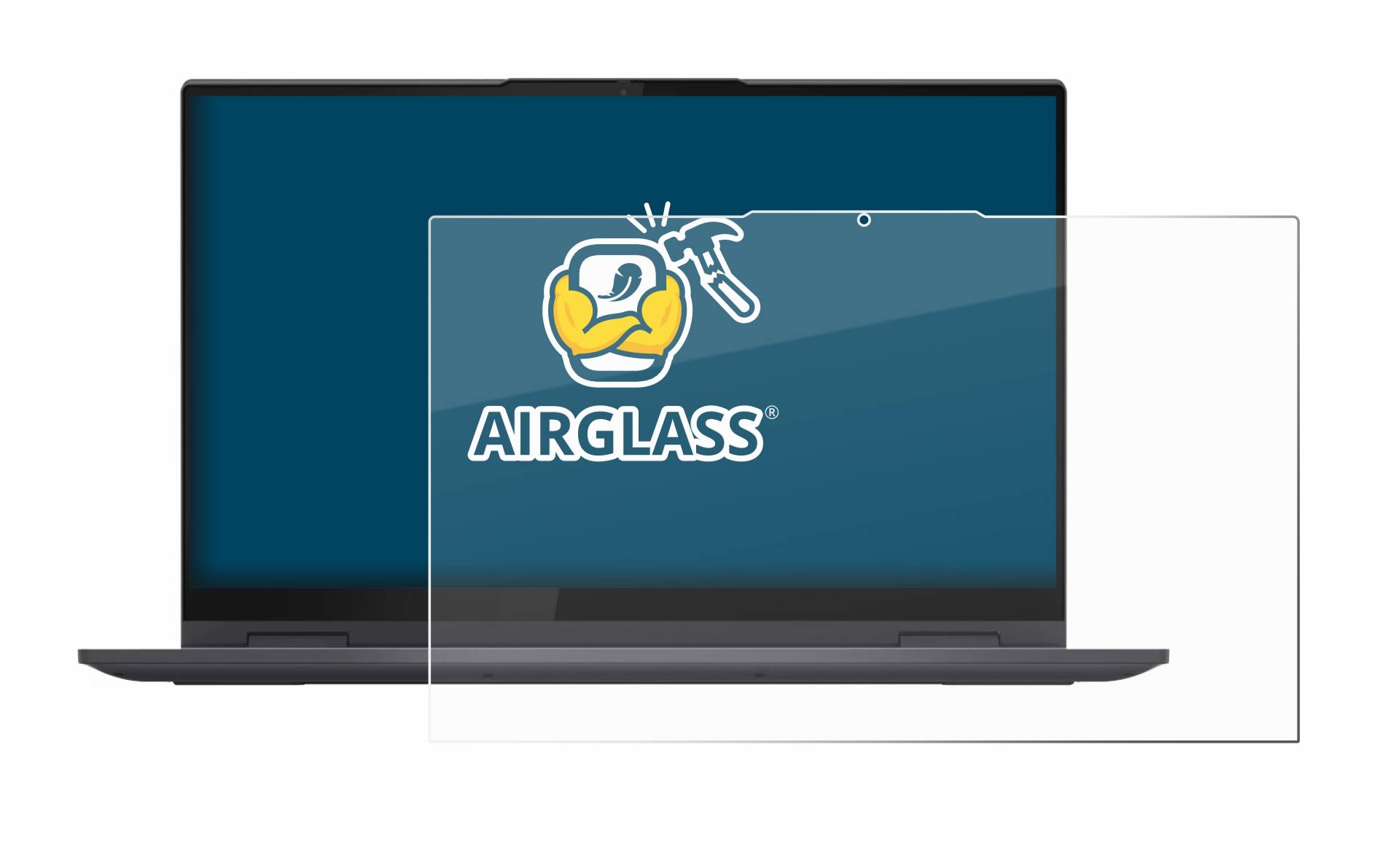 BROTECT AirGlass Schutzglas Folie für Lenovo Yoga Duet 7i