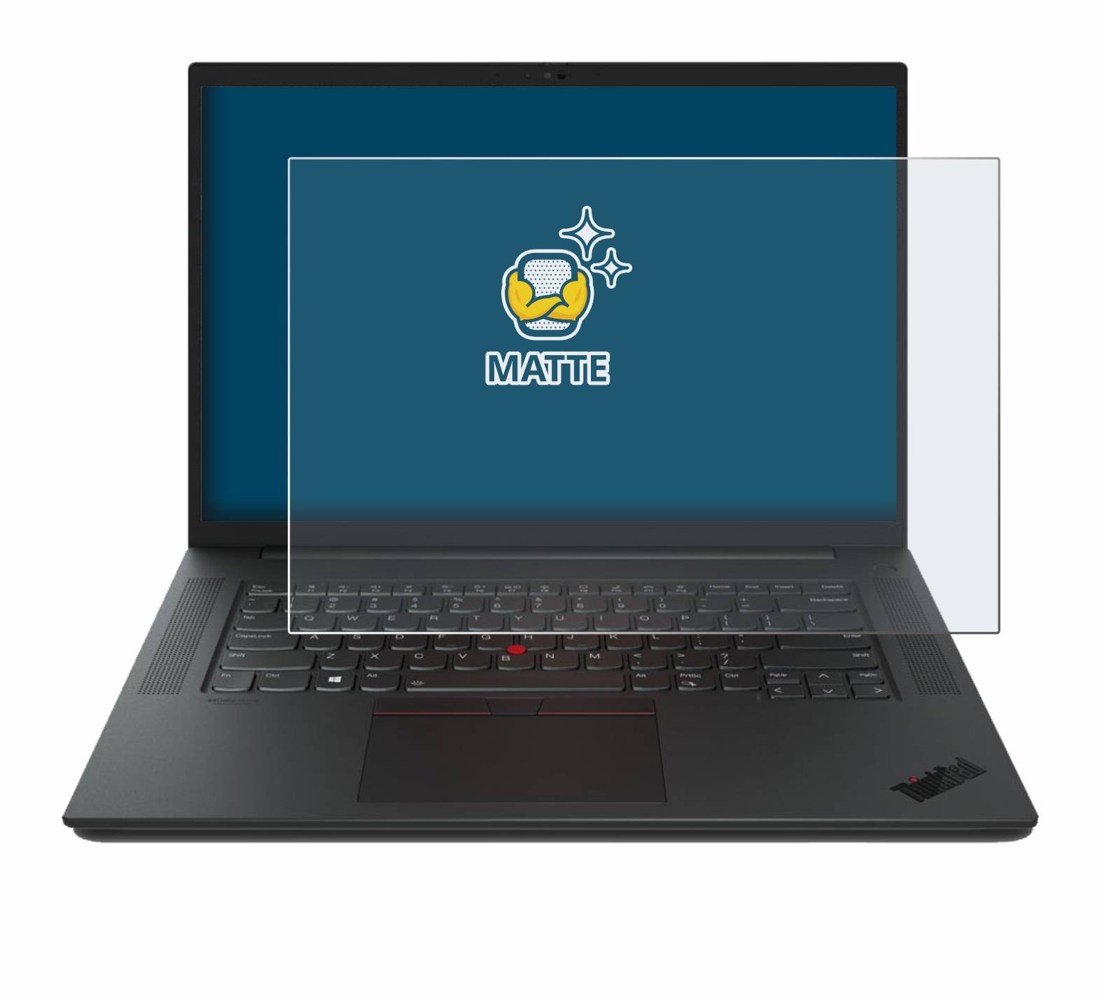 BROTECT Matte Displayschutzfolie für Lenovo ThinkPad P1 Gen 4 - Entspiegelt,