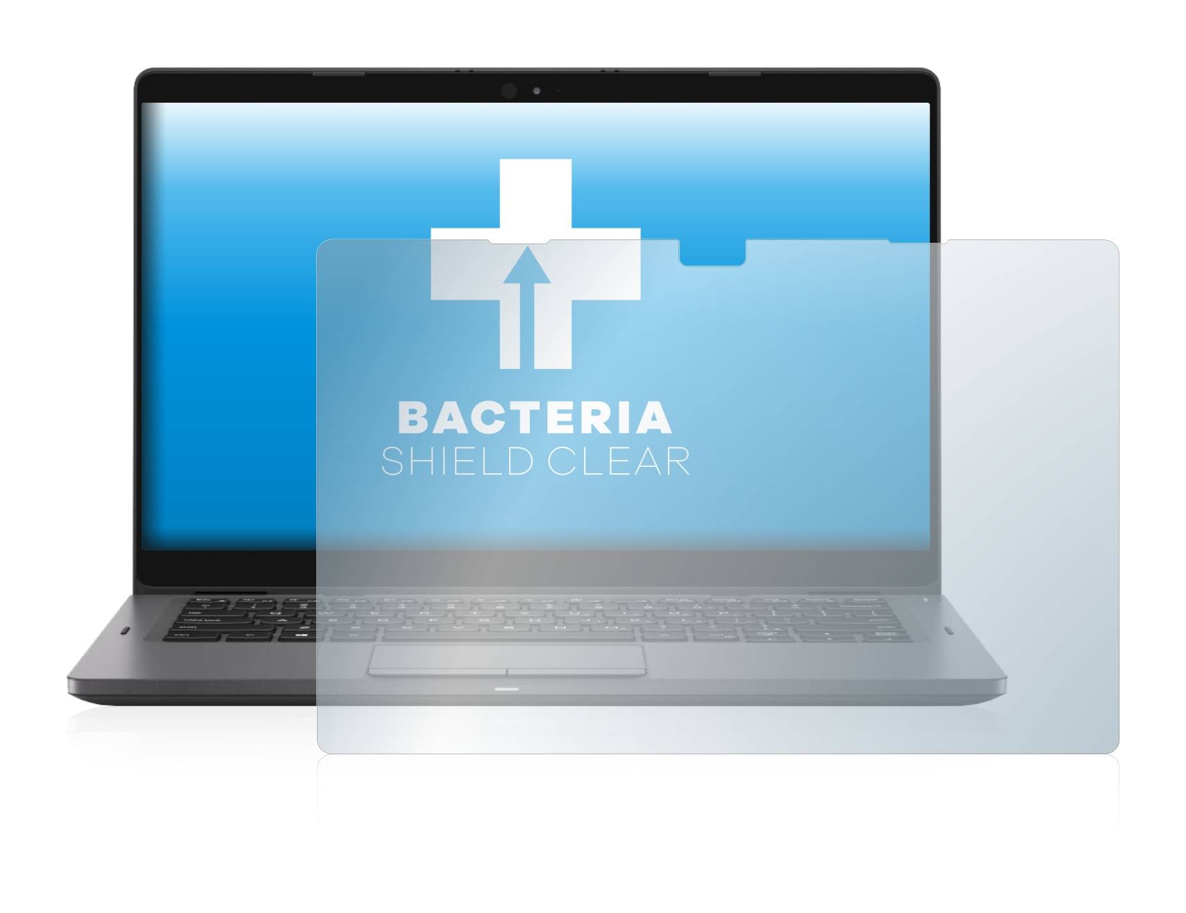 upscreen Bacteria Shield Clear Premium Antibakterielle Displayschutzfolie für Dell Latitude