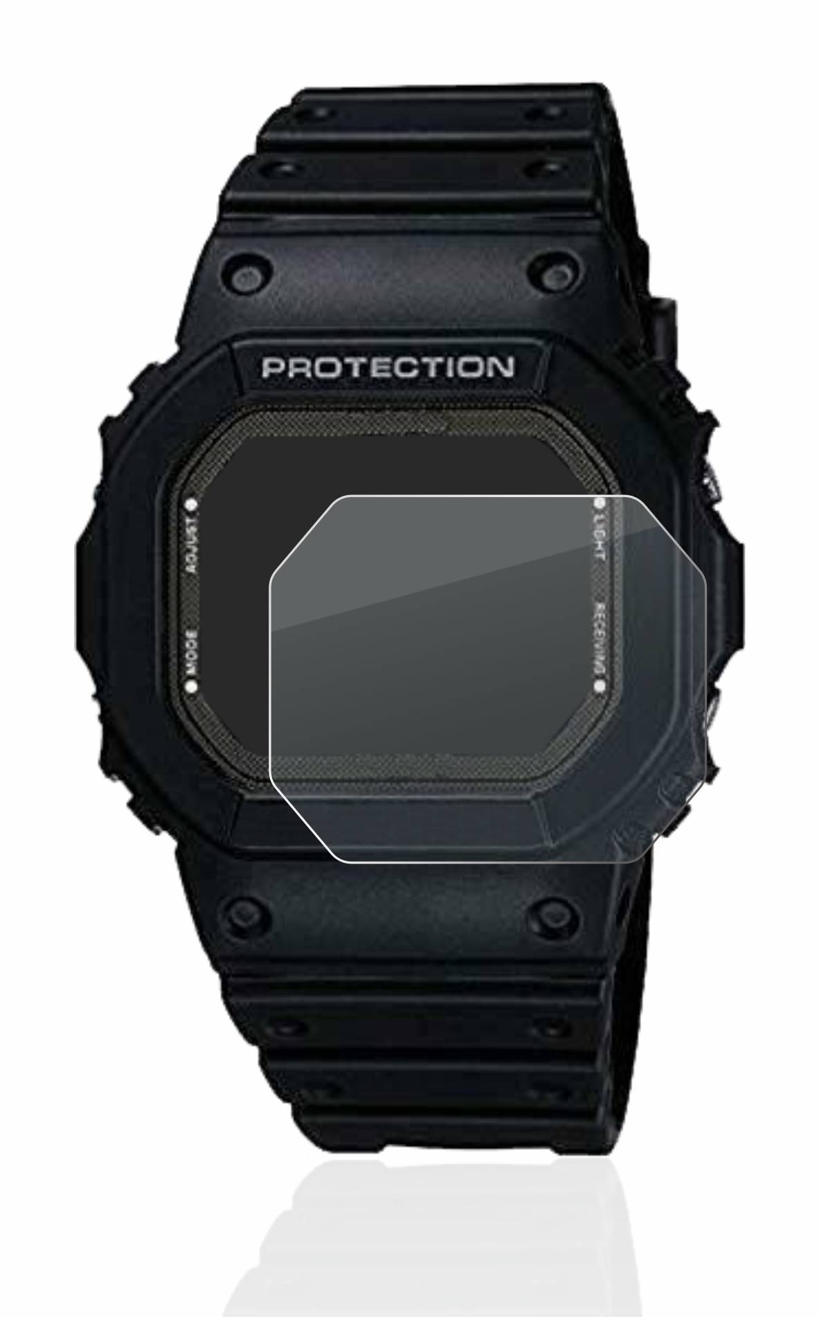 BROTECT AirGlass Flexible Schutz Glas Folie für Casio G-Shock GW-5000-1JF Matt Entspiegelt