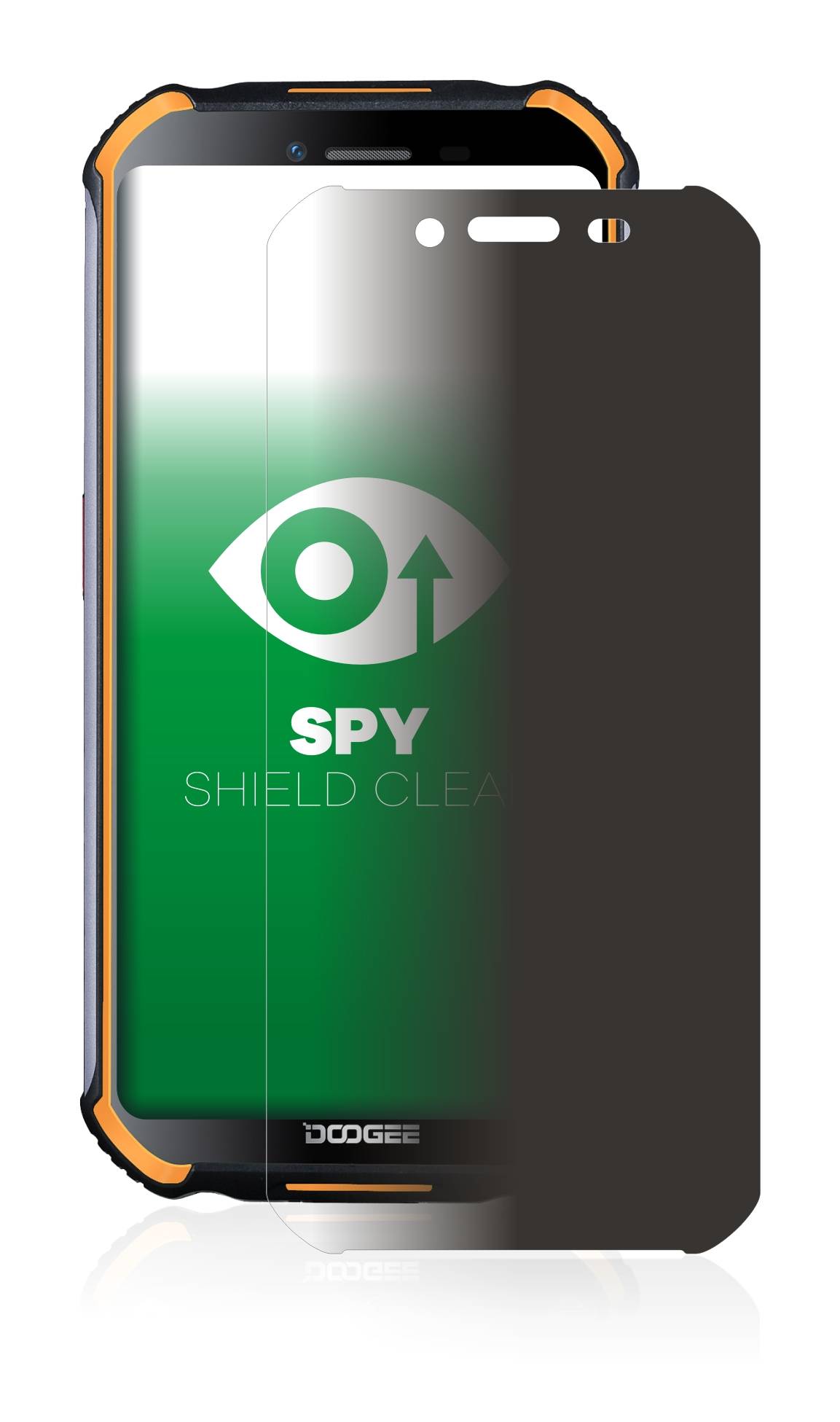 upscreen Blickschutzfolie für Doogee S40 Pro Anti-Spy Privacy Blaulichtschutz Sichtschutzfolie