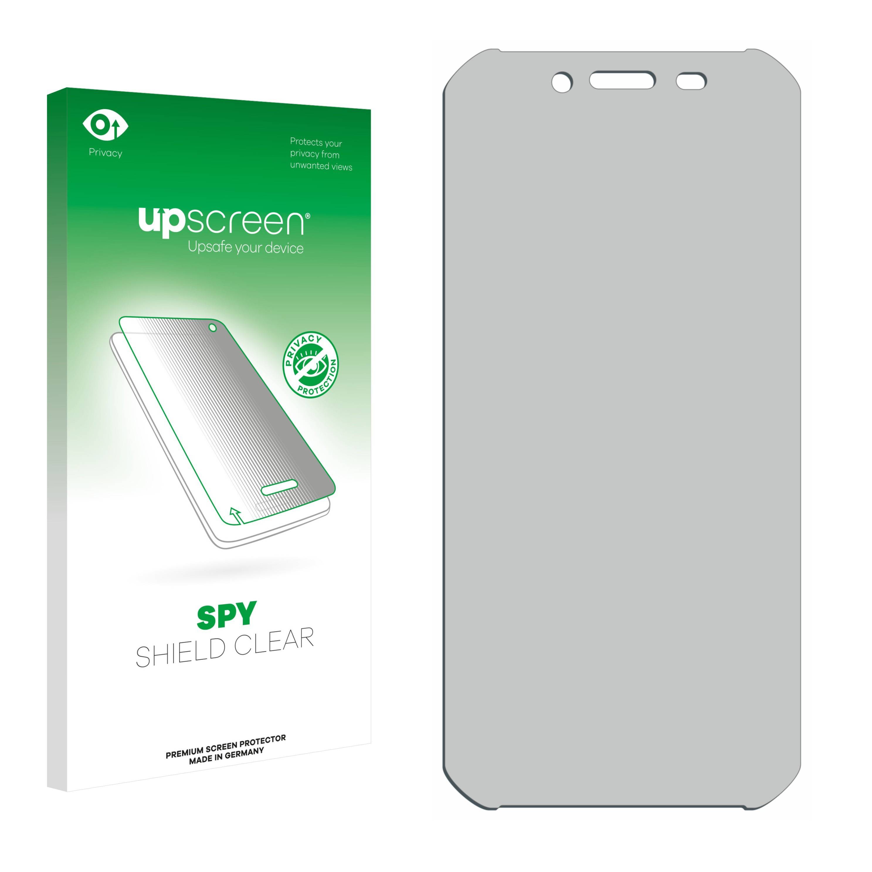 upscreen Blickschutzfolie für Doogee S40 Pro Anti-Spy Privacy Blaulichtschutz Sichtschutzfolie
