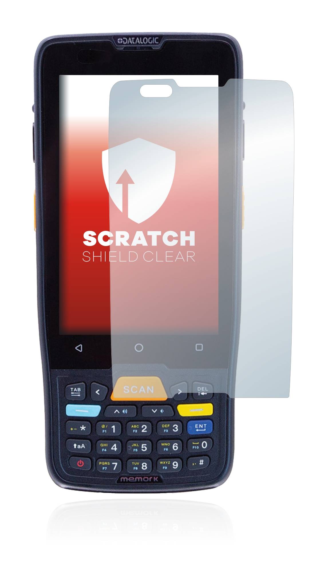 upscreen Scratch Shield Clear Premium Displayschutzfolie für Datalogic Memor