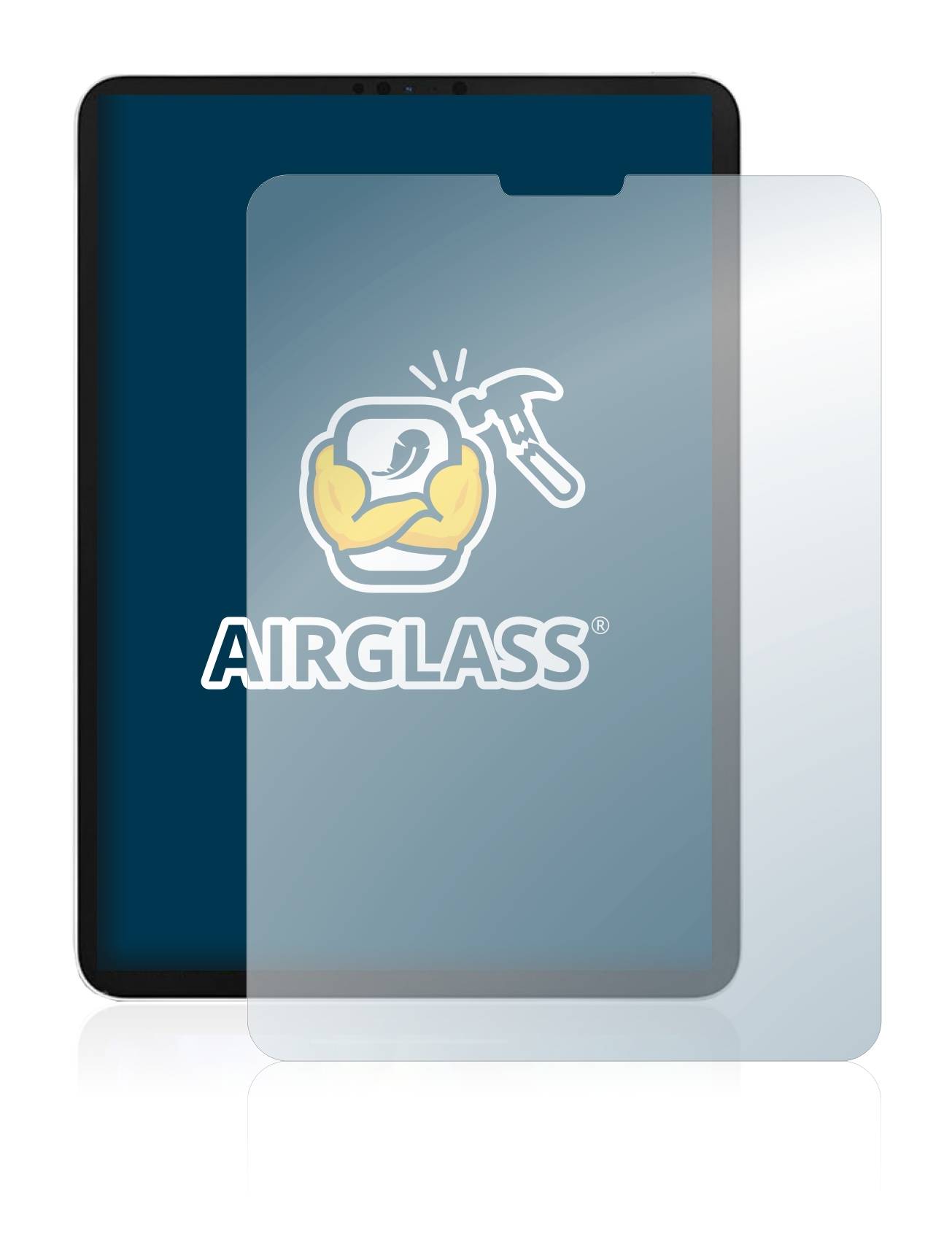 BROTECT AirGlass Flexible Schutz Glas Folie für Apple iPad Pro 11" 2021 (3. Gen.) Klar Transparent