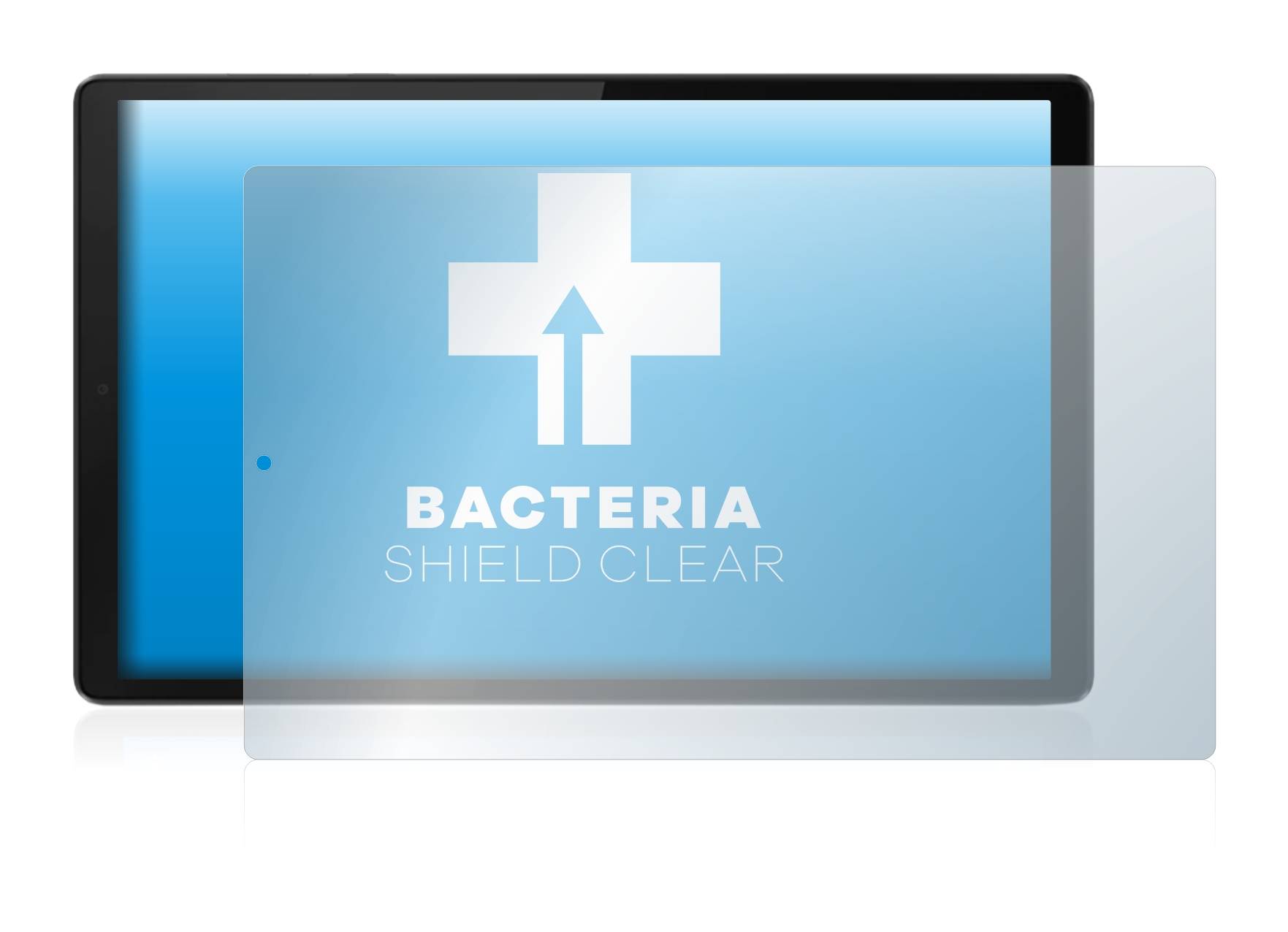 upscreen Bacteria Shield Clear Premium Antibakterielle Displayschutzfolie für Lenovo Tab M10