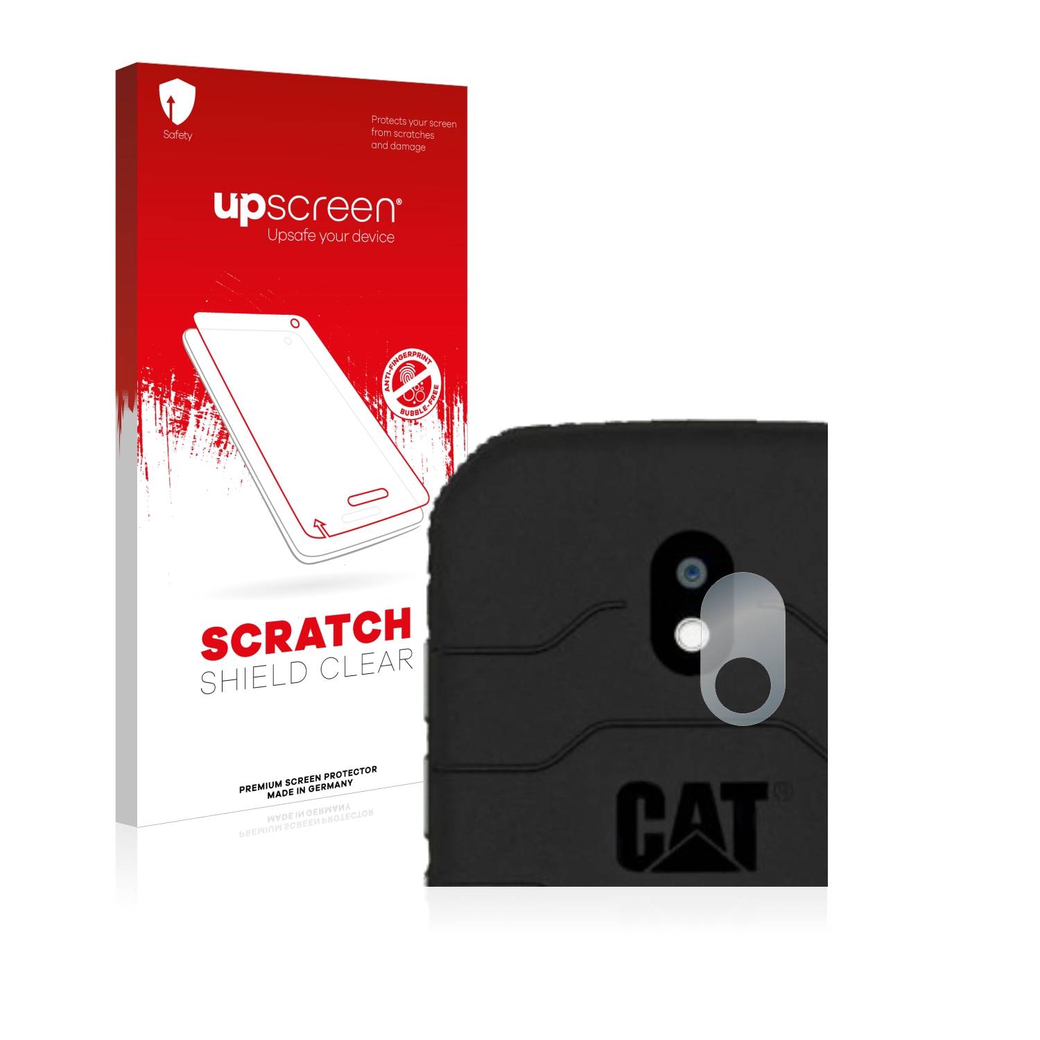 upscreen Schutzfolie für Caterpillar Cat S42 (NUR Kameraschutz) Kratzschutz Anti-Fingerprint Klar