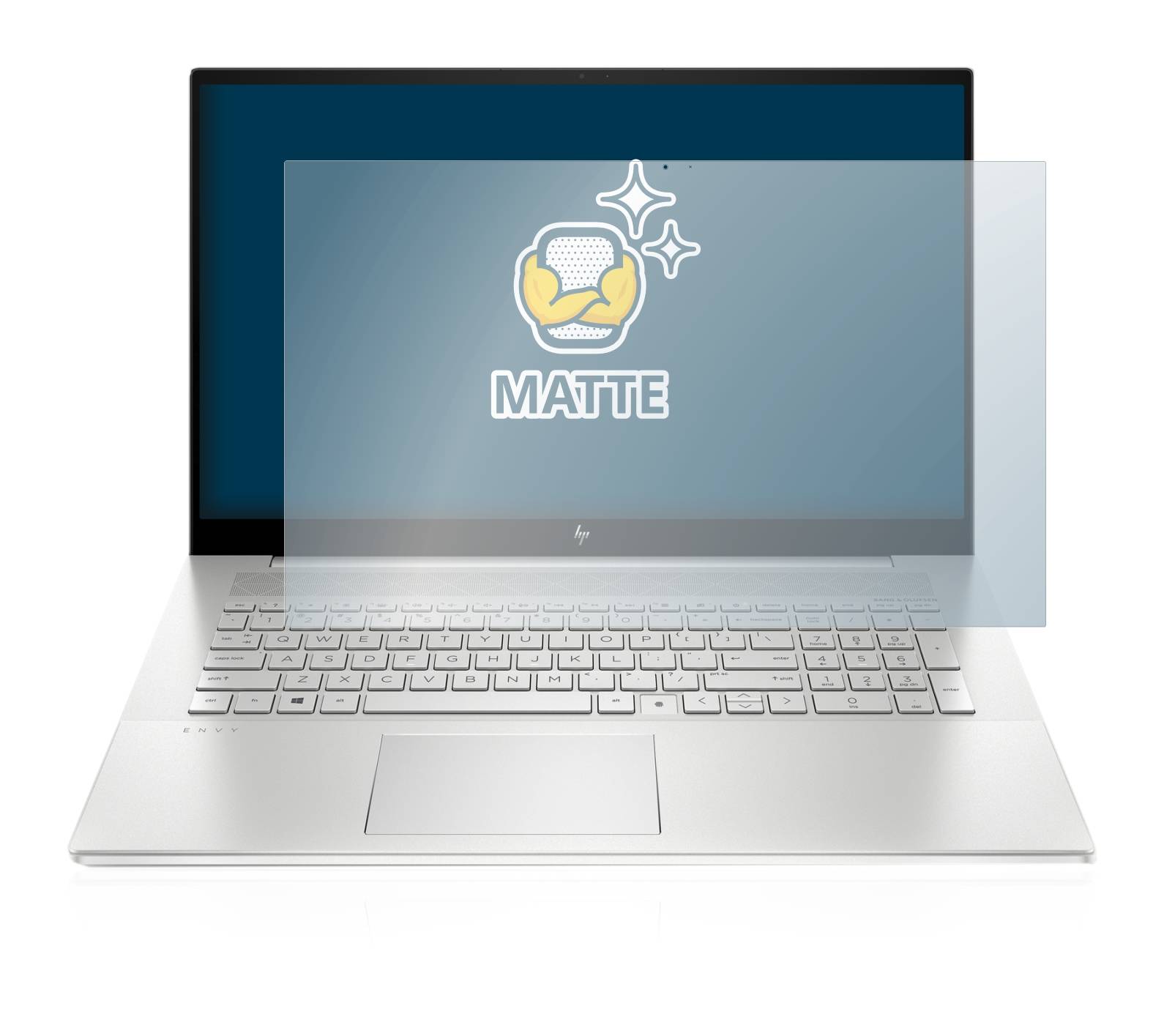 BROTECT Schutzfolie für HP Envy 17-cg0177ng Folie Matt Entspiegelt