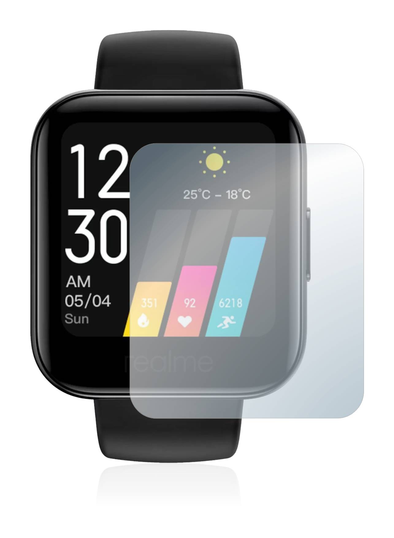 BROTECT AirGlass Schutzglas Folie für Realme Watch 2