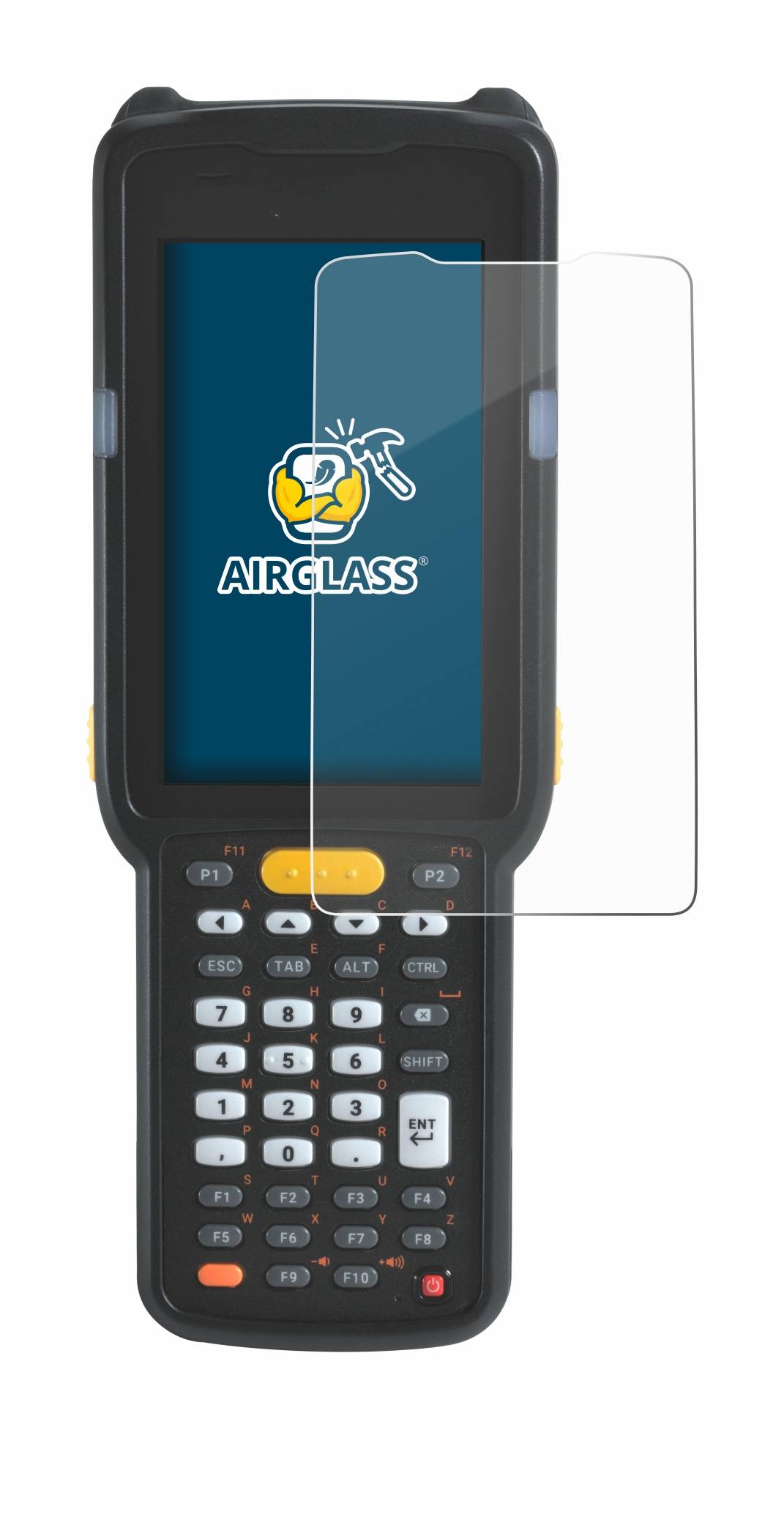 BROTECT AirGlass Flexible Schutz Glas Folie für Zebra MC330L Klar Transparent