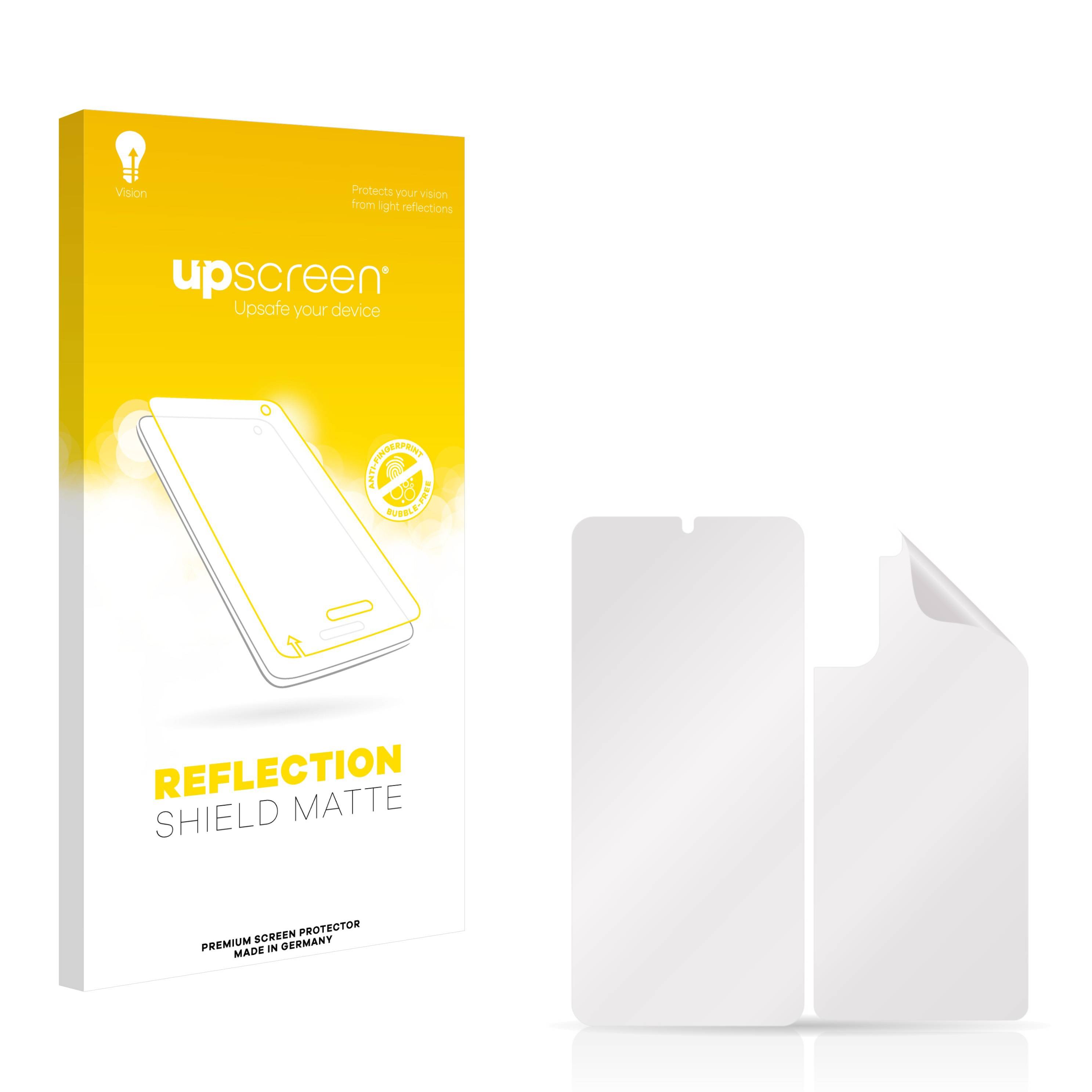 upscreen Schutzfolie für Samsung Galaxy S21 Plus 5G (Display+Rückseite) Folie Matt Entspiegelt Anti-Reflex