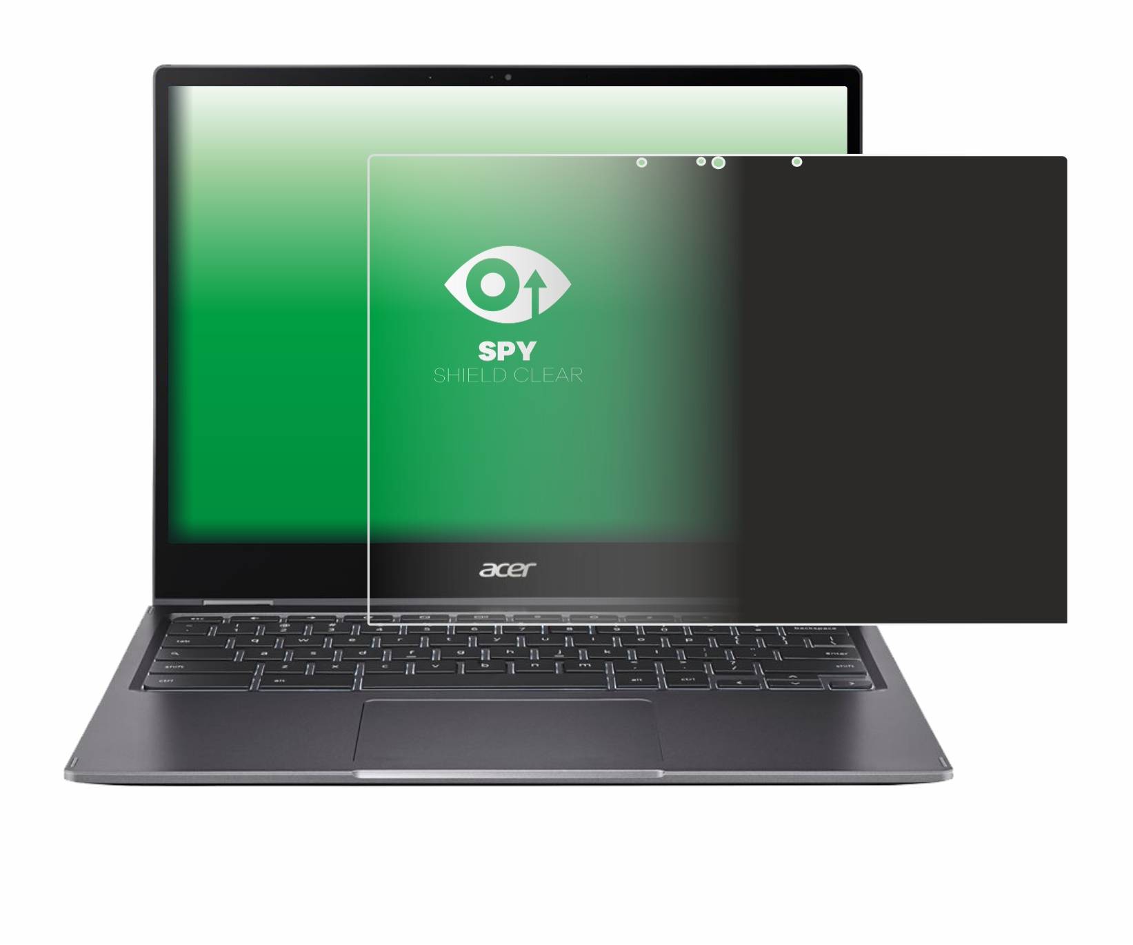 upscreen Blickschutzfolie für Acer Chromebook Spin 713 Anti-Spy Privacy Blaulichtschutz Sichtschutzfolie