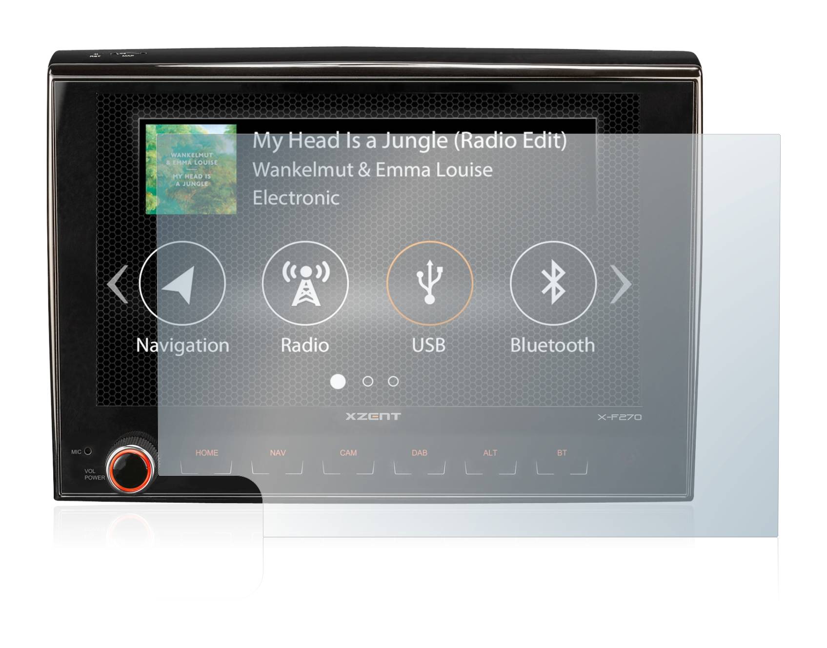 upscreen Scratch Shield Clear Premium Displayschutzfolie für Fiat Ducato III 2014-2021