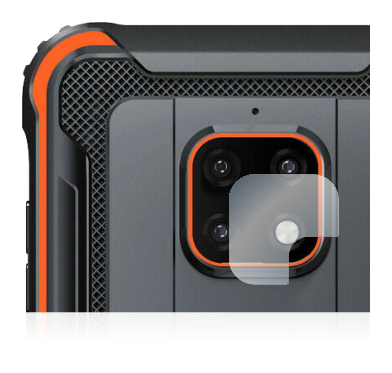 upscreen Schutzfolie für Blackview BV4900 (NUR Kameraschutz) Kratzschutz Anti-Fingerprint Klar