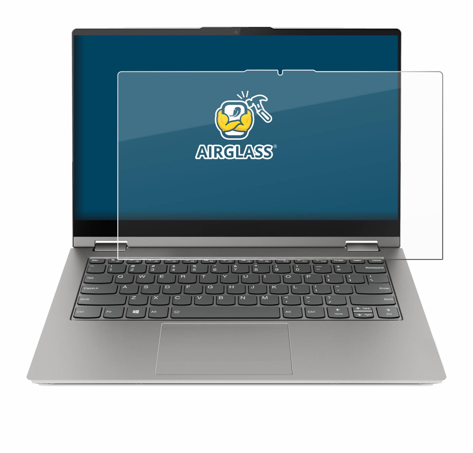 BROTECT AirGlass Flexible Schutz Glas Folie für Lenovo ThinkBook 14s Yoga Klar Transparent