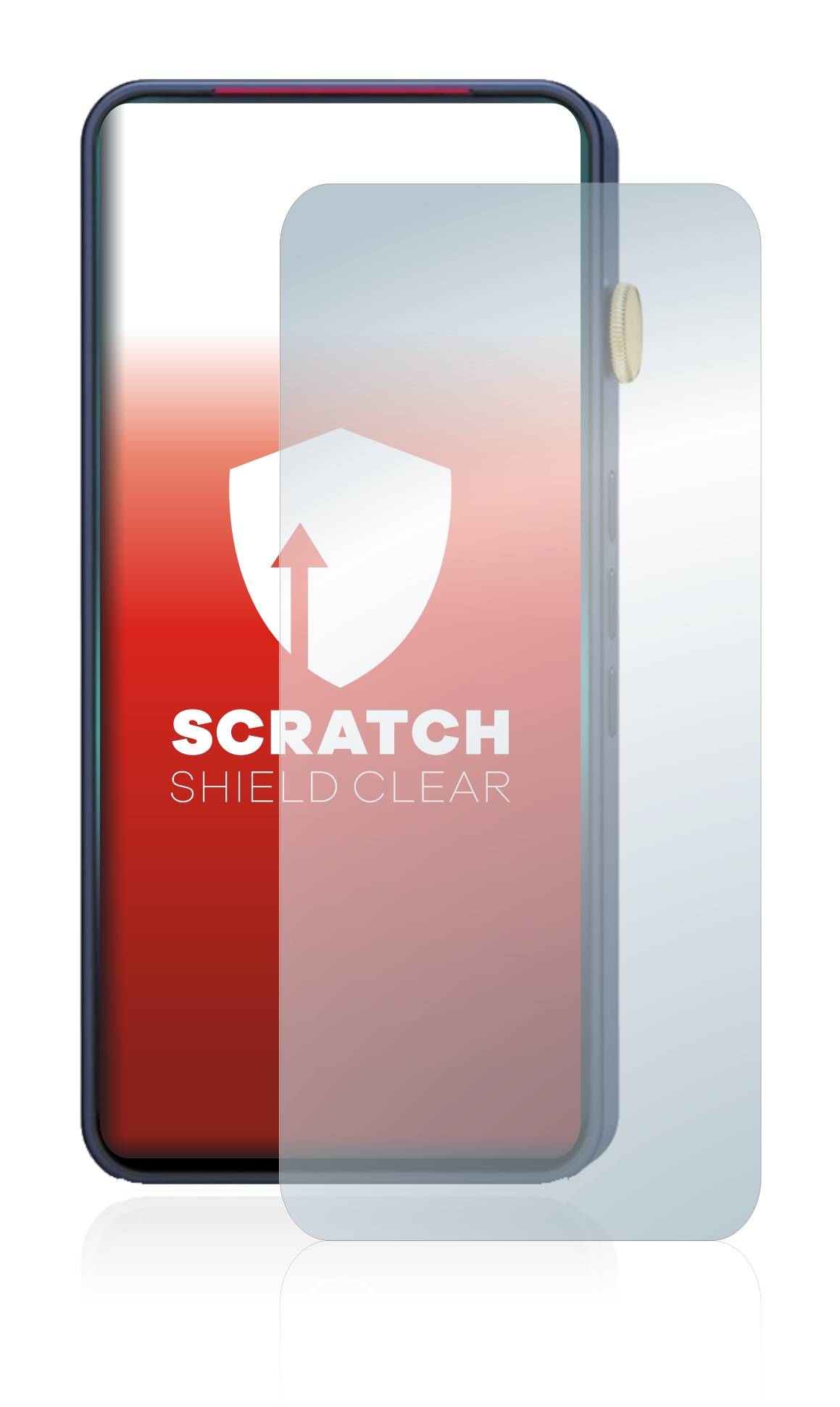 upscreen Scratch Shield Clear Premium Displayschutzfolie für iBasso