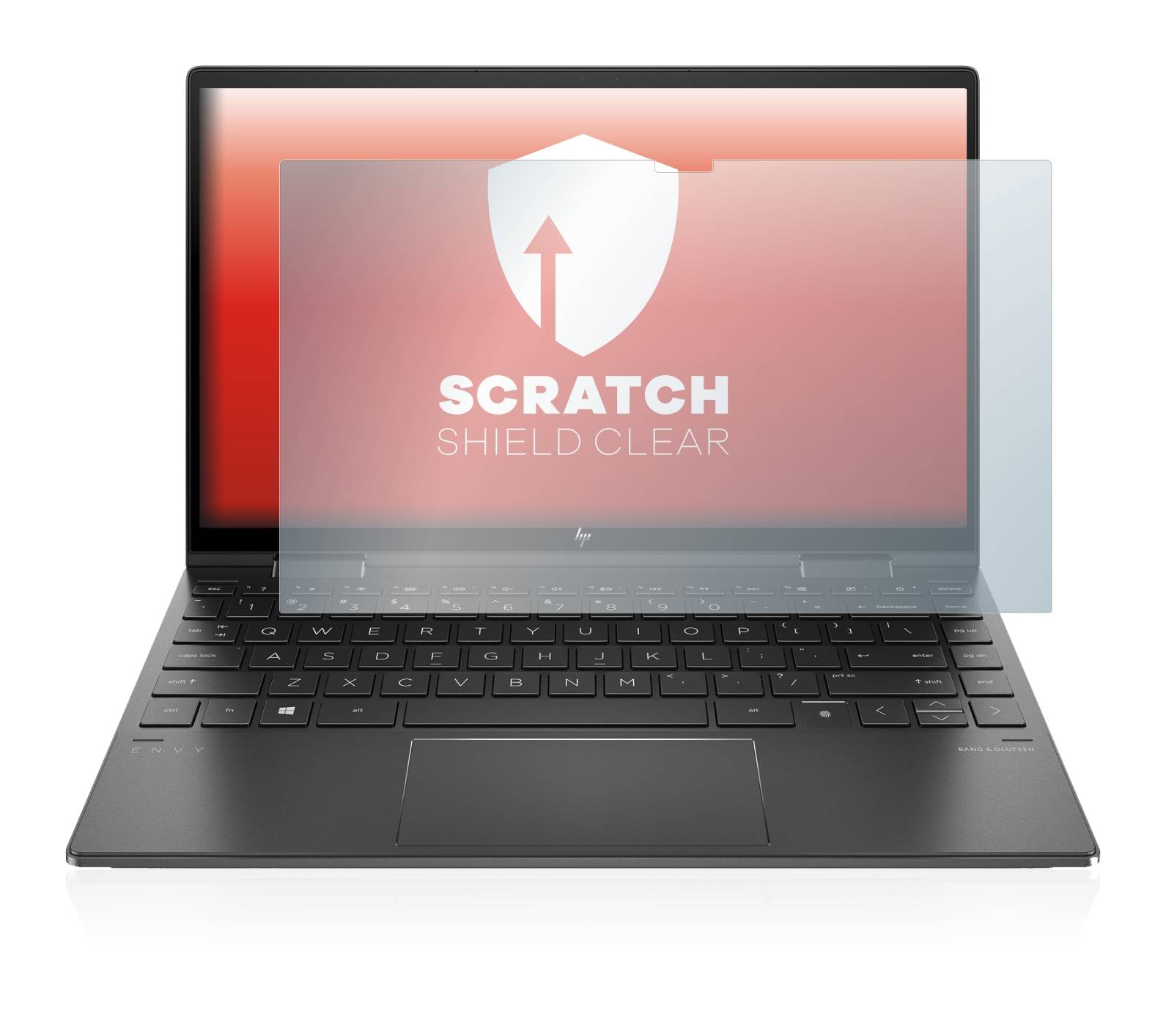 upscreen Scratch Shield Clear Premium Displayschutzfolie für HP Envy x360 (13-X) (306.5 mm x