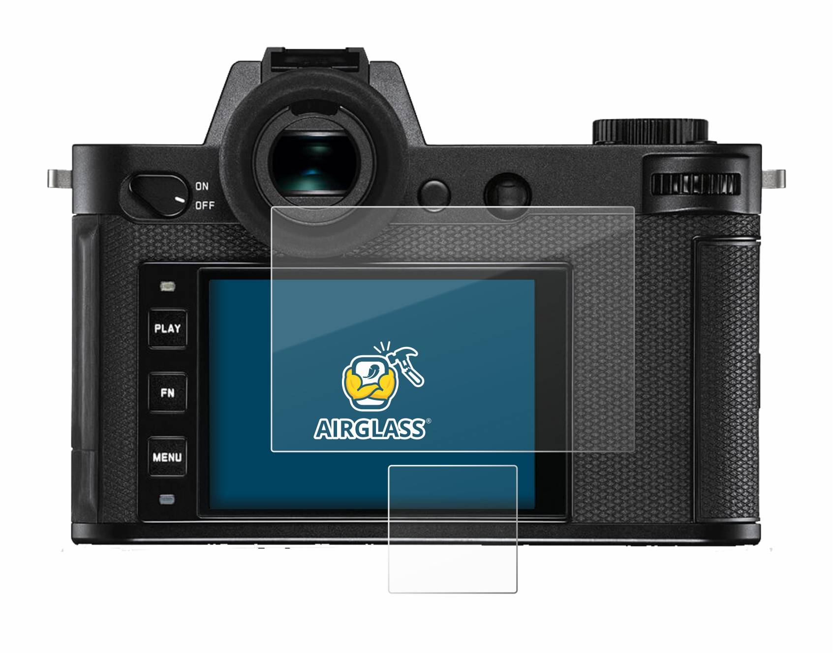 BROTECT AirGlass Flexible Schutz Glas Folie für Leica SL2-S Klar Transparent
