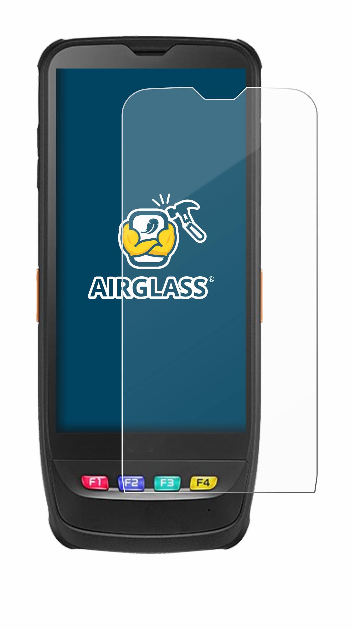 BROTECT AirGlass Flexible Schutz Glas Folie für Casio IT-G650 Klar Transparent