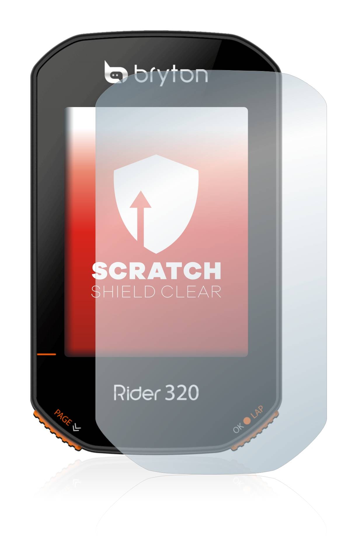 upscreen Scratch Shield Clear Premium Displayschutzfolie für Bryton Rider