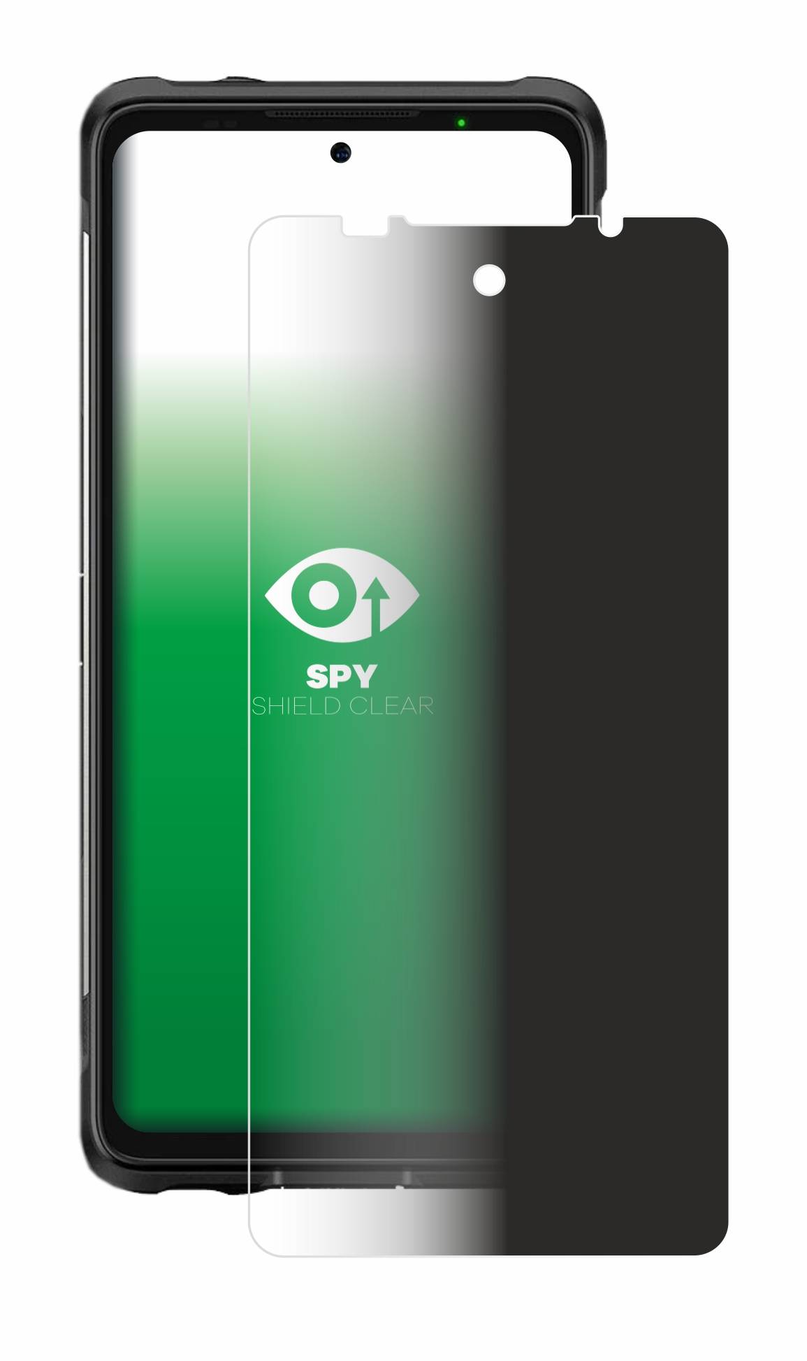 upscreen Blickschutzfolie für Ulefone Armor 10 5G Anti-Spy Privacy Blaulichtschutz Sichtschutzfolie