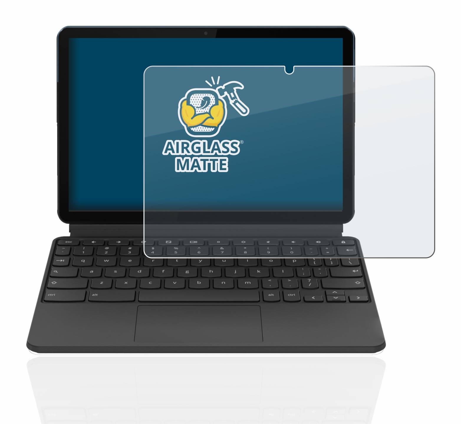 BROTECT AirGlass Matte Schutzglas Folie für Lenovo IdeaPad Duet Chromebook (im
