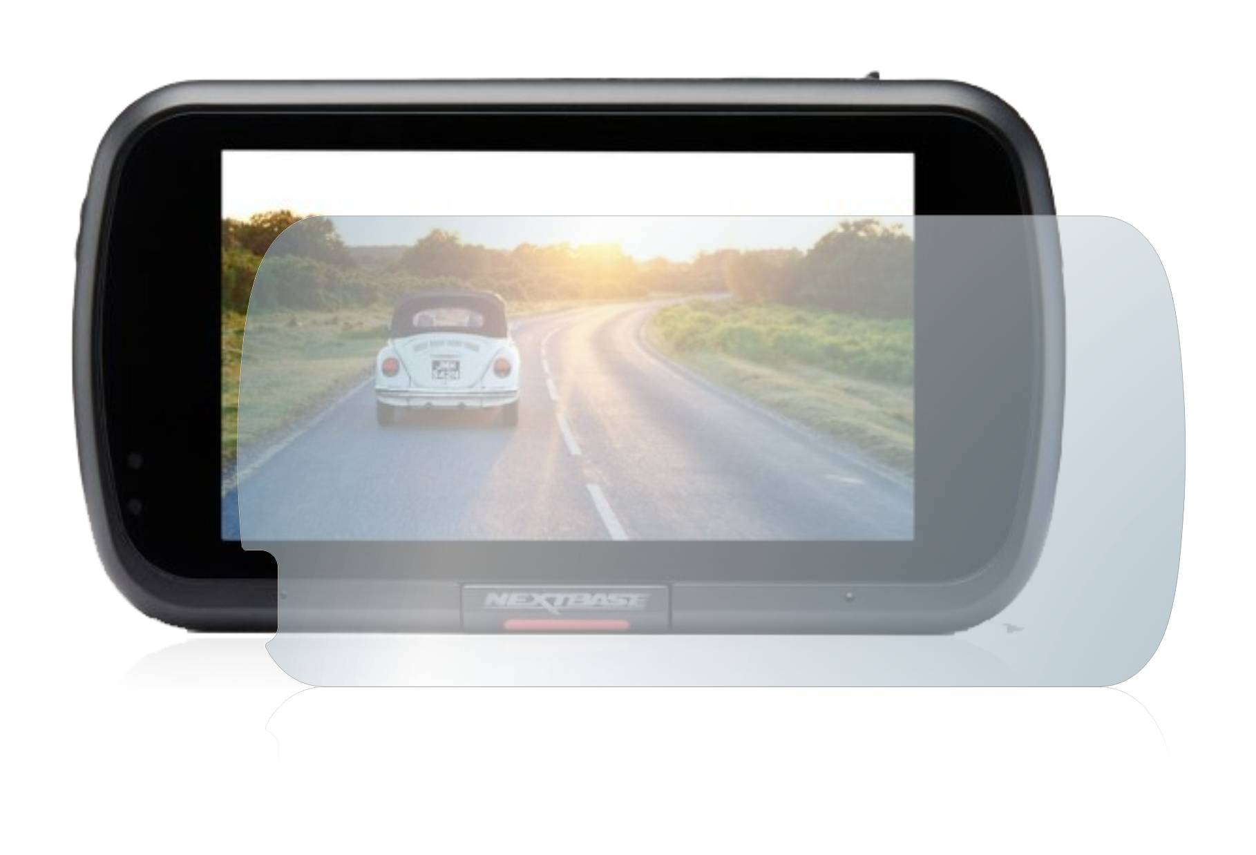 BROTECT AirGlass Flexible Schutz Glas Folie für Nextbase 522GW Klar Transparent