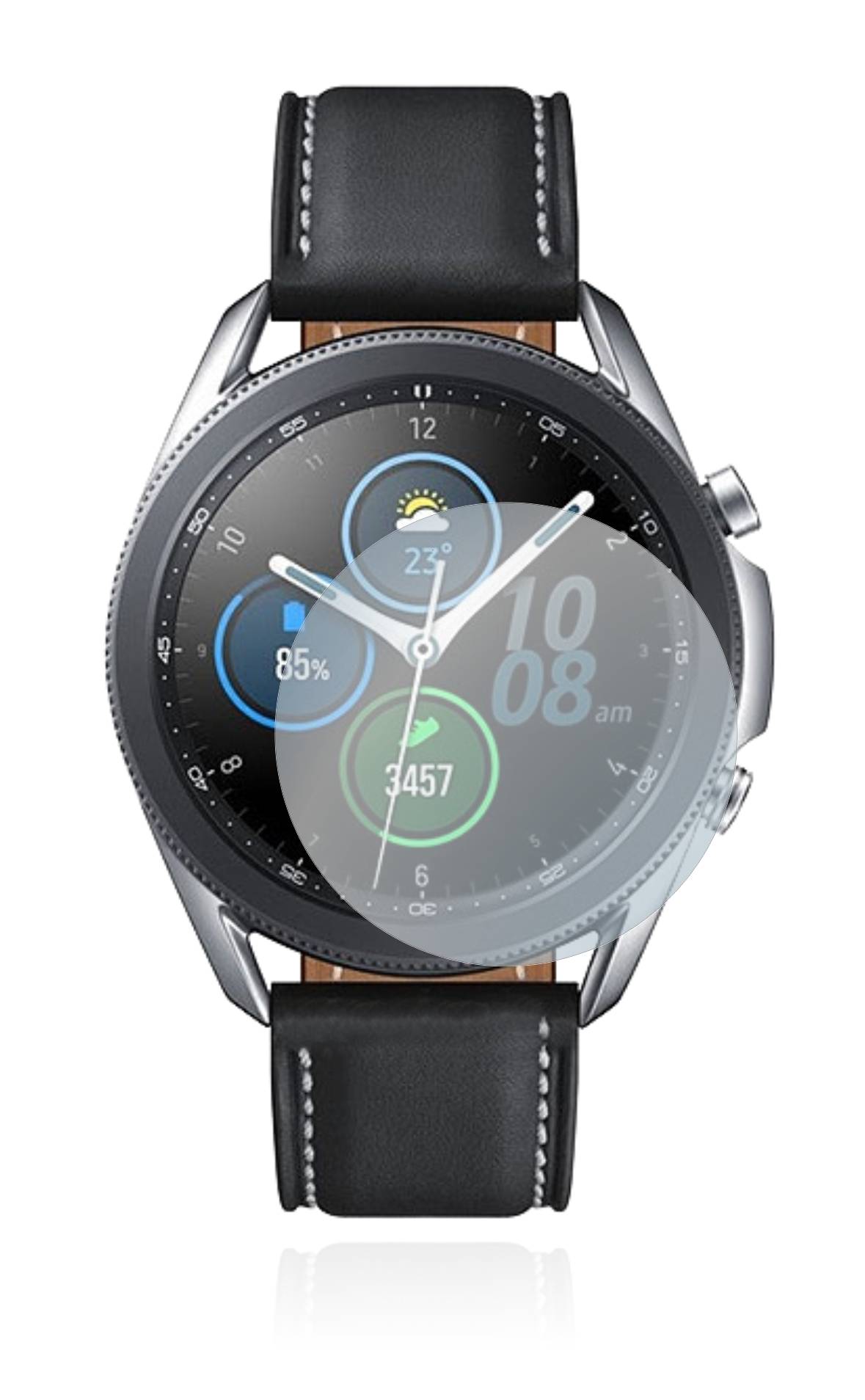 BROTECT AirGlass Flexible Schutz Glas Folie für Samsung Galaxy Watch 3 (41mm) Klar Transparent