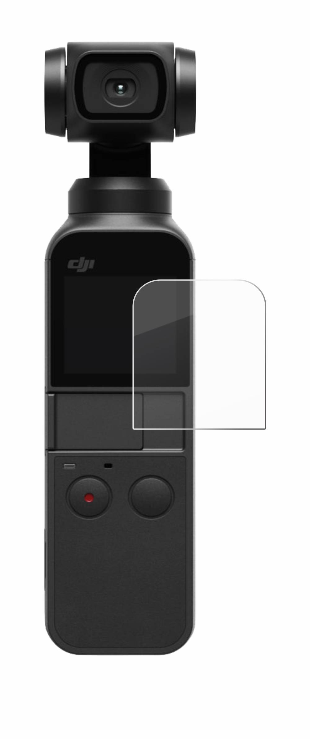 BROTECT AirGlass Flexible Schutz Glas Folie für DJI Osmo Pocket 2 Klar Transparent