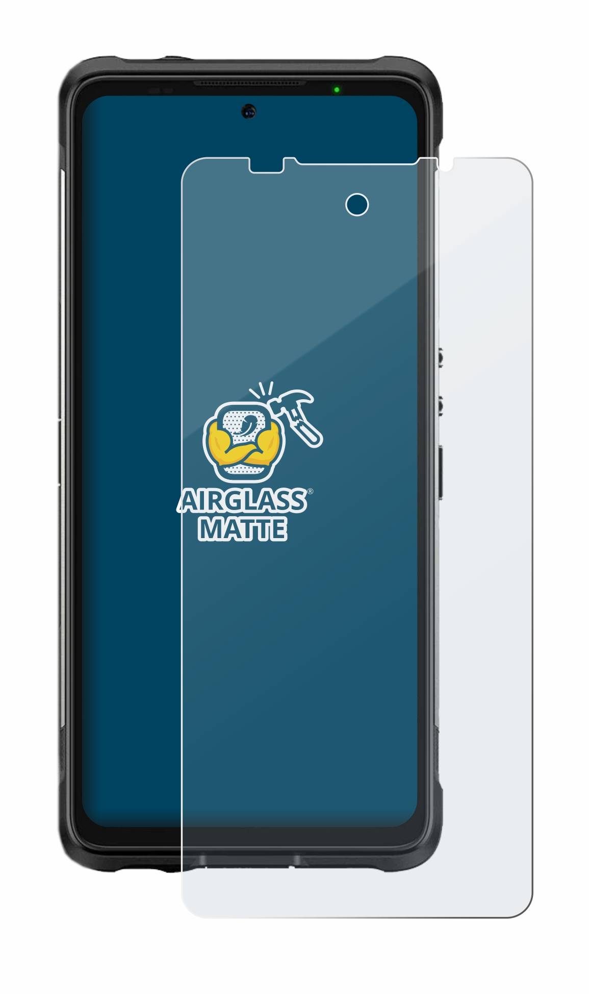 BROTECT AirGlass Flexible Schutz Glas Folie für Ulefone Armor 10 5G Matt Entspiegelt