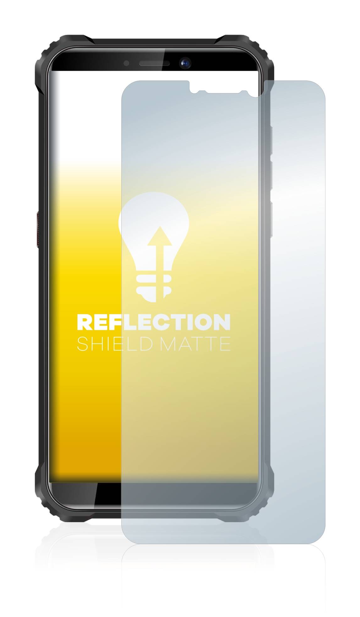 upscreen Schutzfolie für Oukitel WP5 Folie Matt Entspiegelt Anti-Reflex