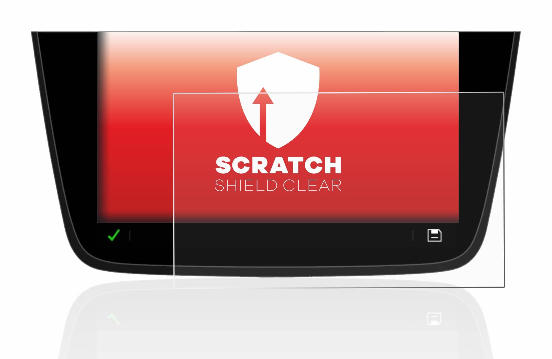 upscreen Schutzfolie für Opel Corsa F MY20 2020 Multimedia Navi 7" Kratzschutz Anti-Fingerprint Klar