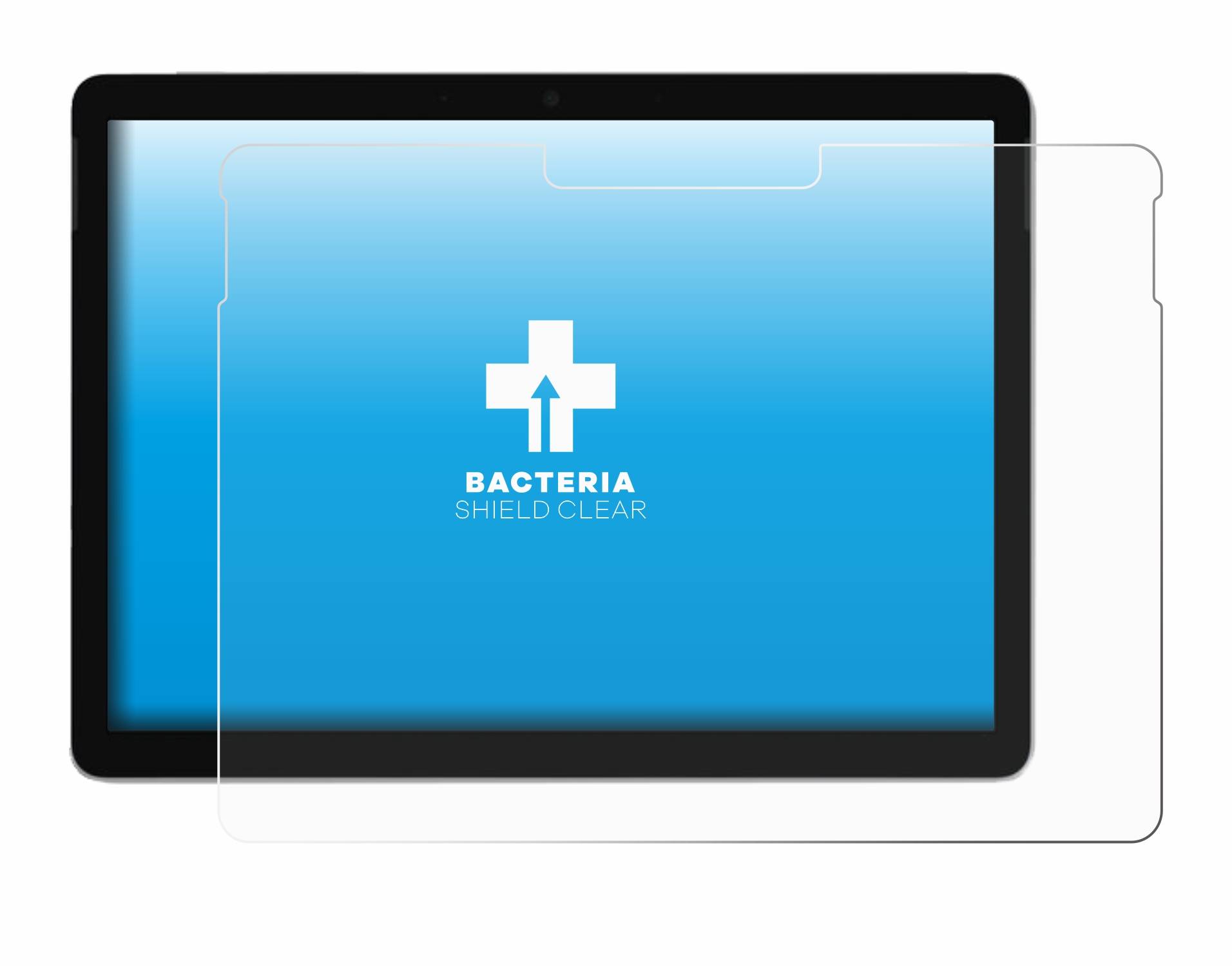 upscreen Bacteria Shield Clear Premium Antibakterielle Displayschutzfolie für Microsoft