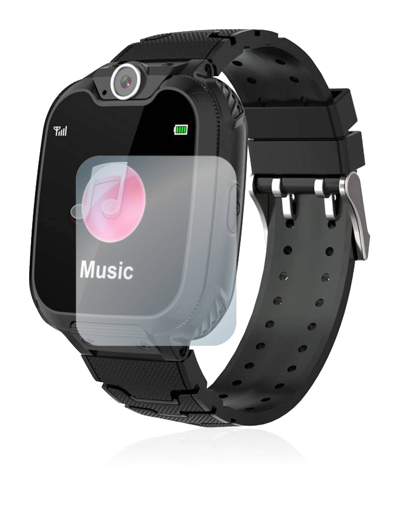 BROTECT AirGlass Flexible Schutz Glas Folie für MeritSoar Children’s Smartwatch Klar Transparent