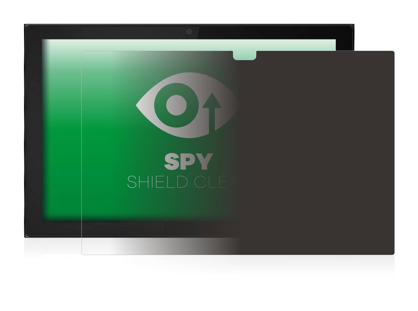 upscreen Spy Shield Clear Premium Blickschutzfolie für Lenovo IdeaPad Duet 3i (im