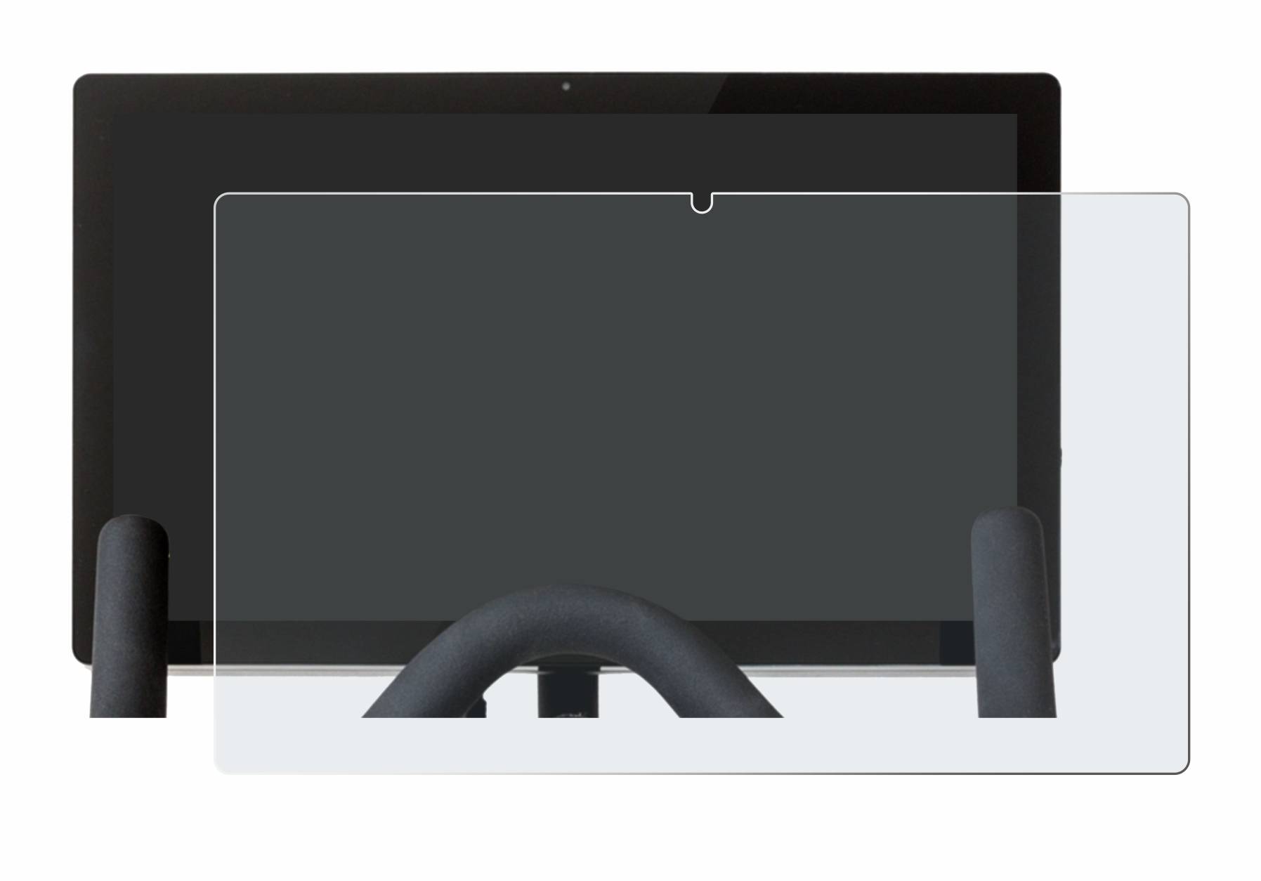 upscreen Reflection Shield Matte Premium Displayschutzfolie für Peloton