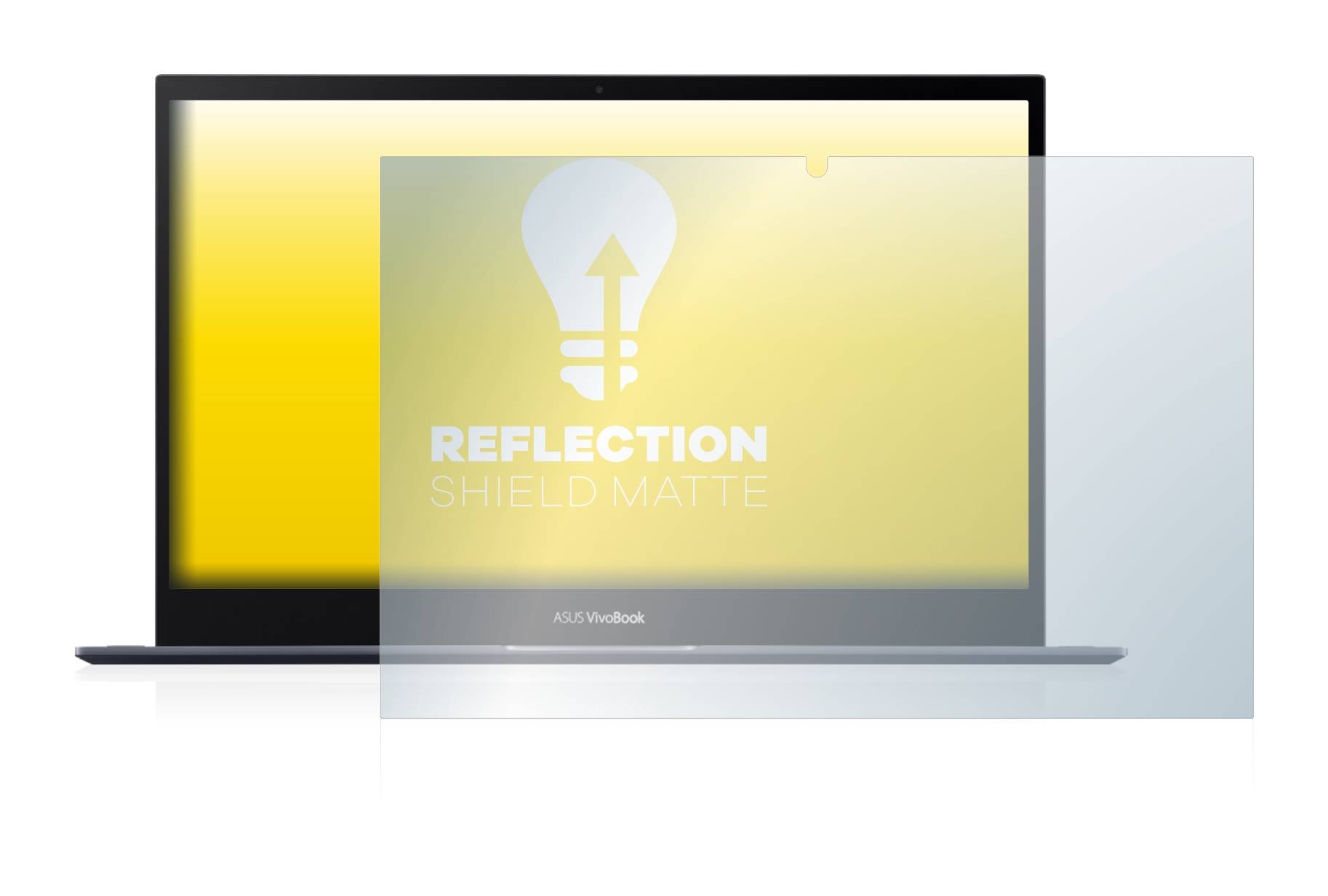 upscreen Reflection Shield Matte Premium Displayschutzfolie für Asus VivoBook Flip 14