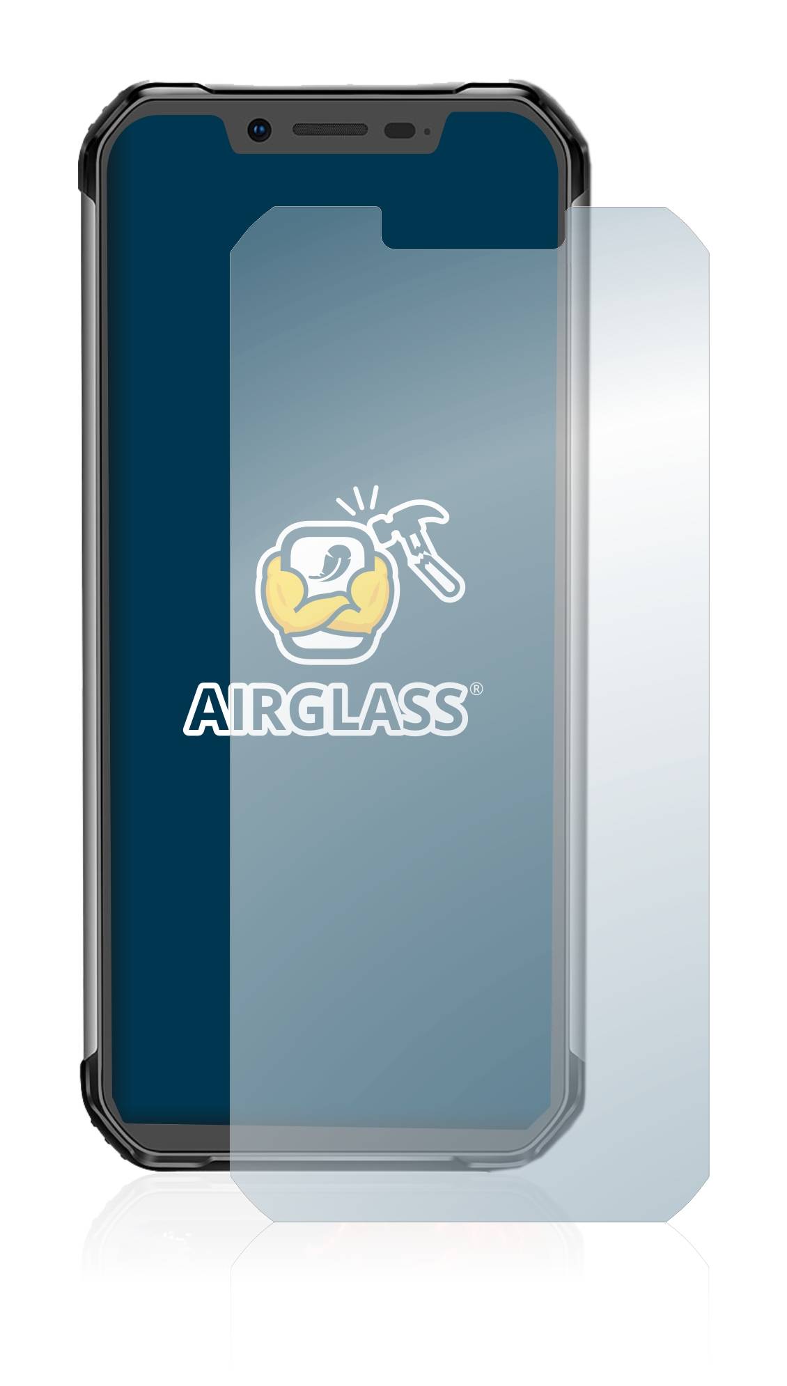 BROTECT AirGlass Flexible Schutz Glas Folie für Blackview BV9600 Klar Transparent
