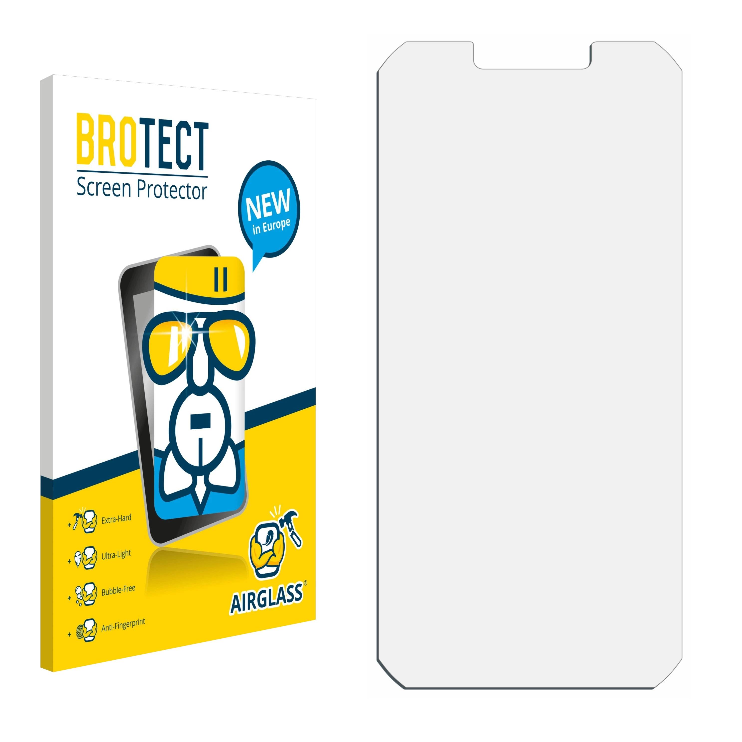 BROTECT AirGlass Flexible Schutz Glas Folie für Blackview BV9600 Klar Transparent